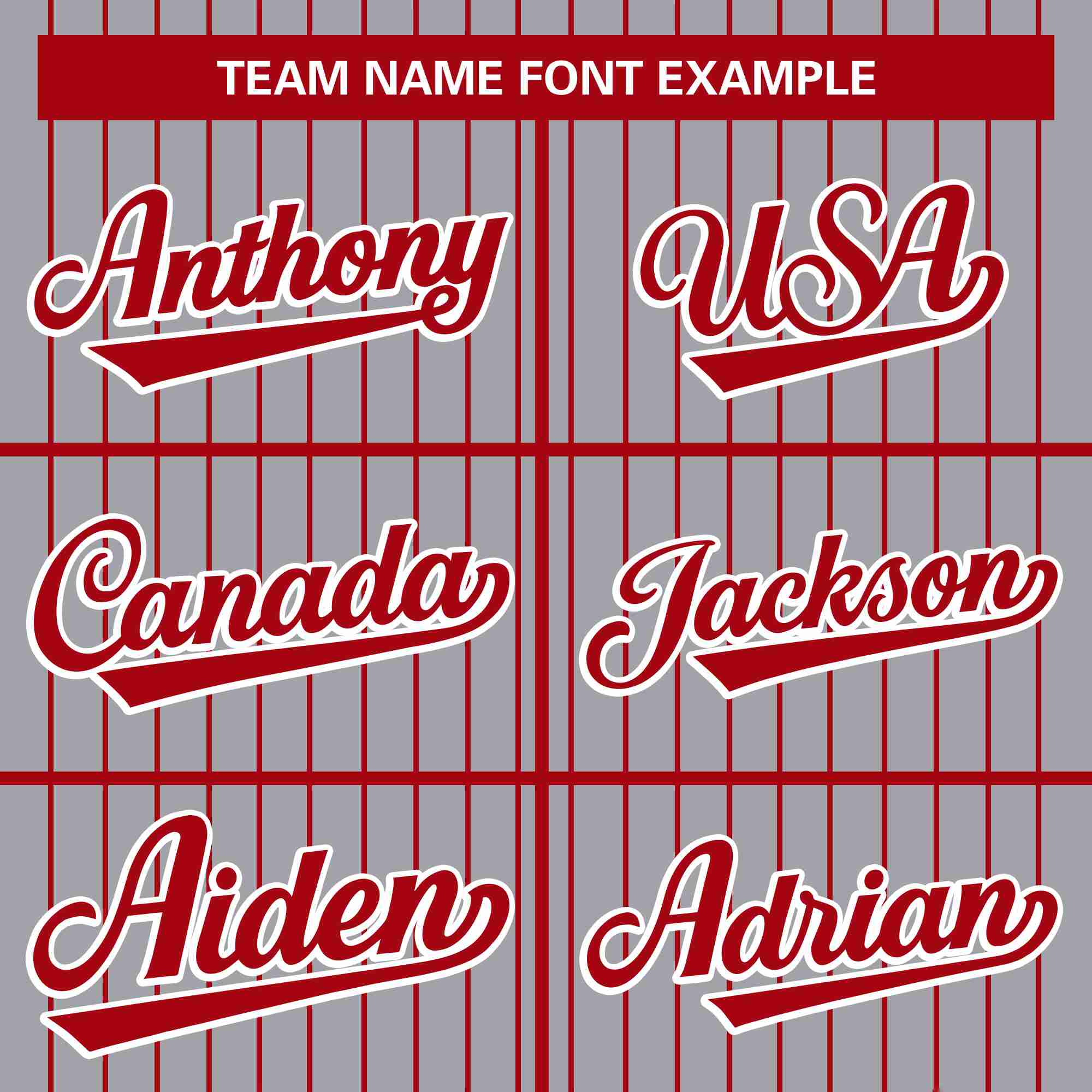 Custom Gray Red Stripe Fashion Design Full Button Authentic Baseball Jersey