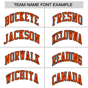 Custom White Orange-Orange Personalized Raglan Sleeves V-Neck Hockey Jersey