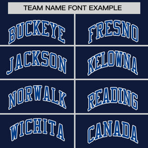 Custom Navy Aqua-Gray Personalized Raglan Sleeves V-Neck Hockey Jersey