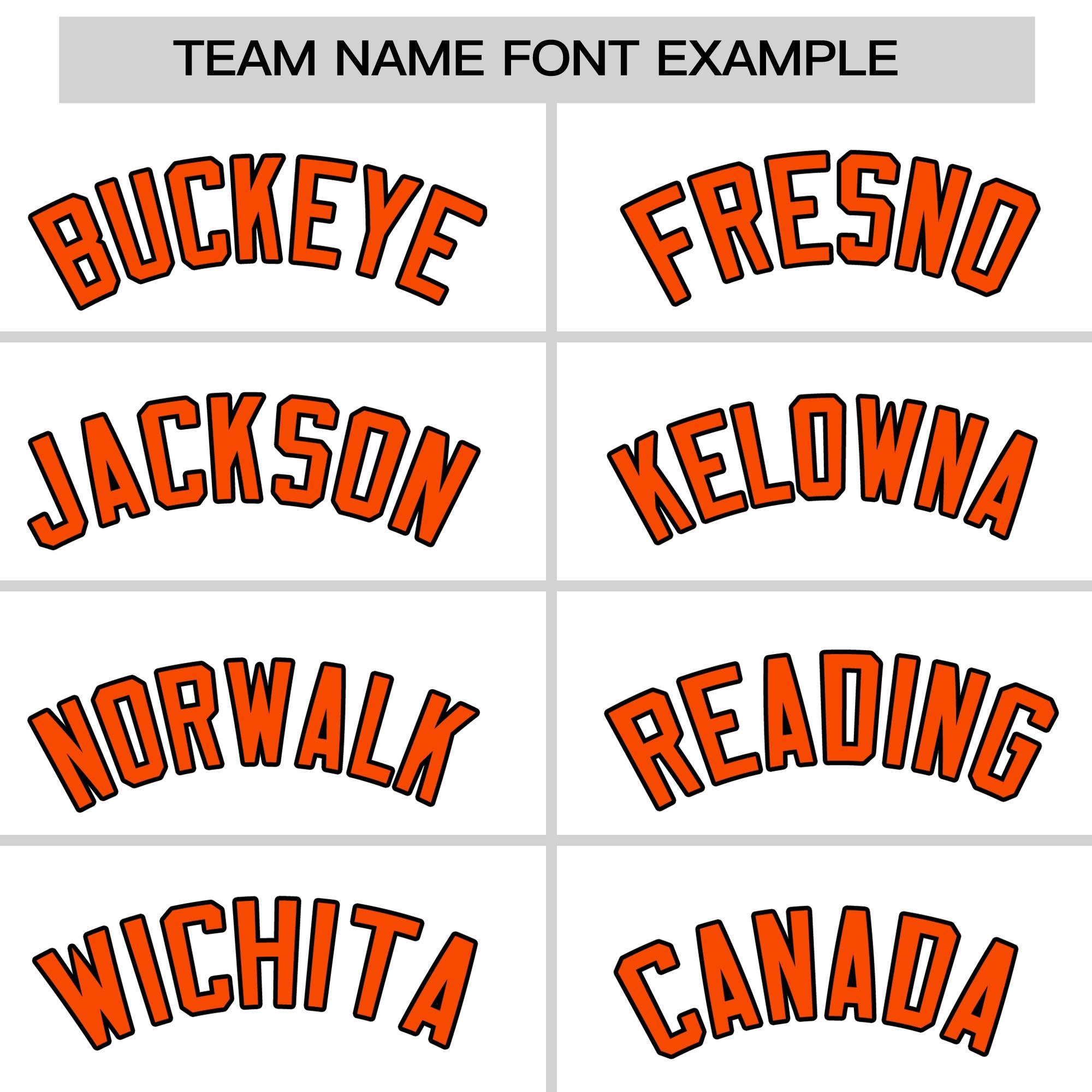 Custom White Orange Personalized Raglan Sleeves Round-Neck Hockey Jersey