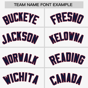 Custom White Navy Personalized Raglan Sleeves Round-Neck Hockey Jersey