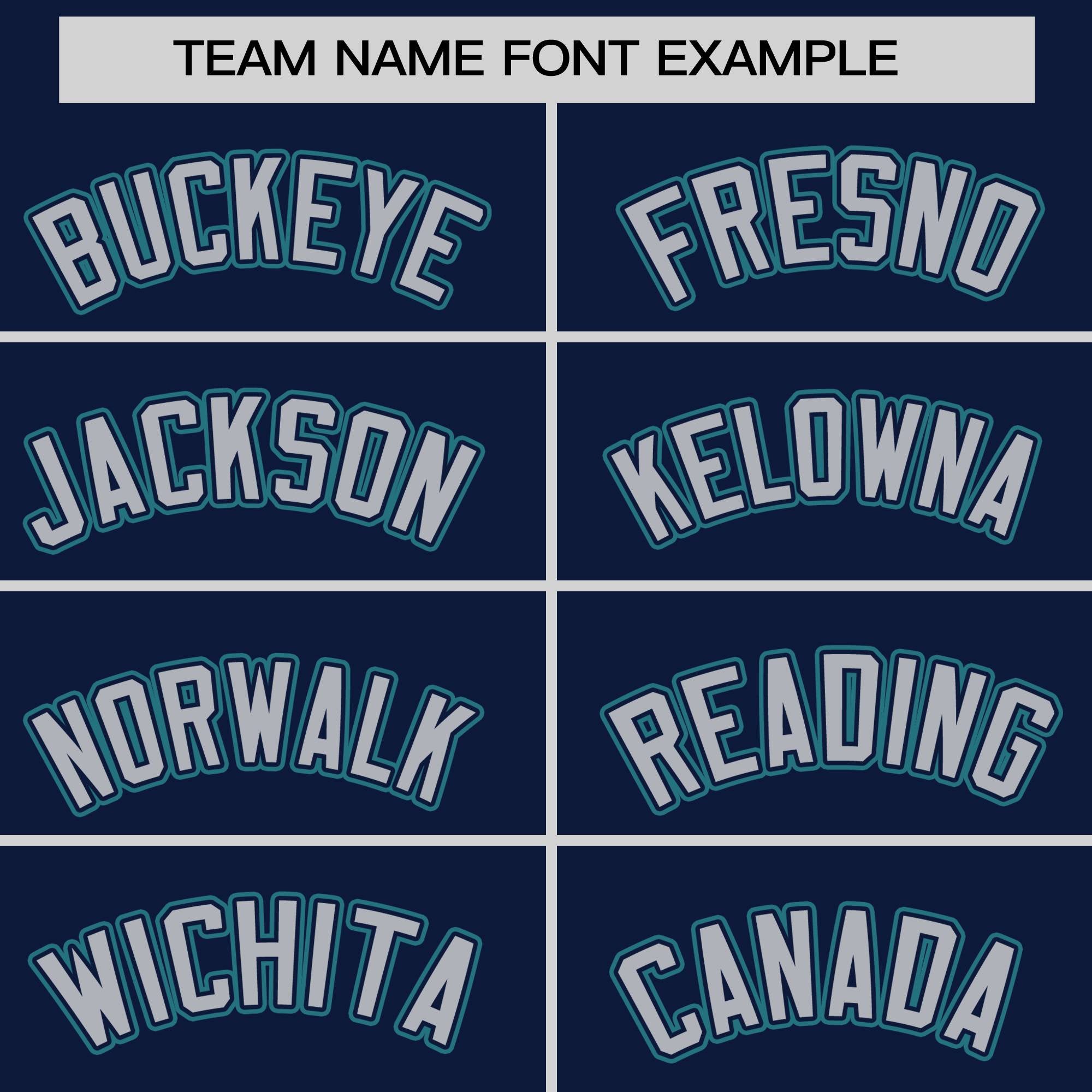 Custom Navy Aqua Personalized Raglan Sleeves Round-Neck Hockey Jersey