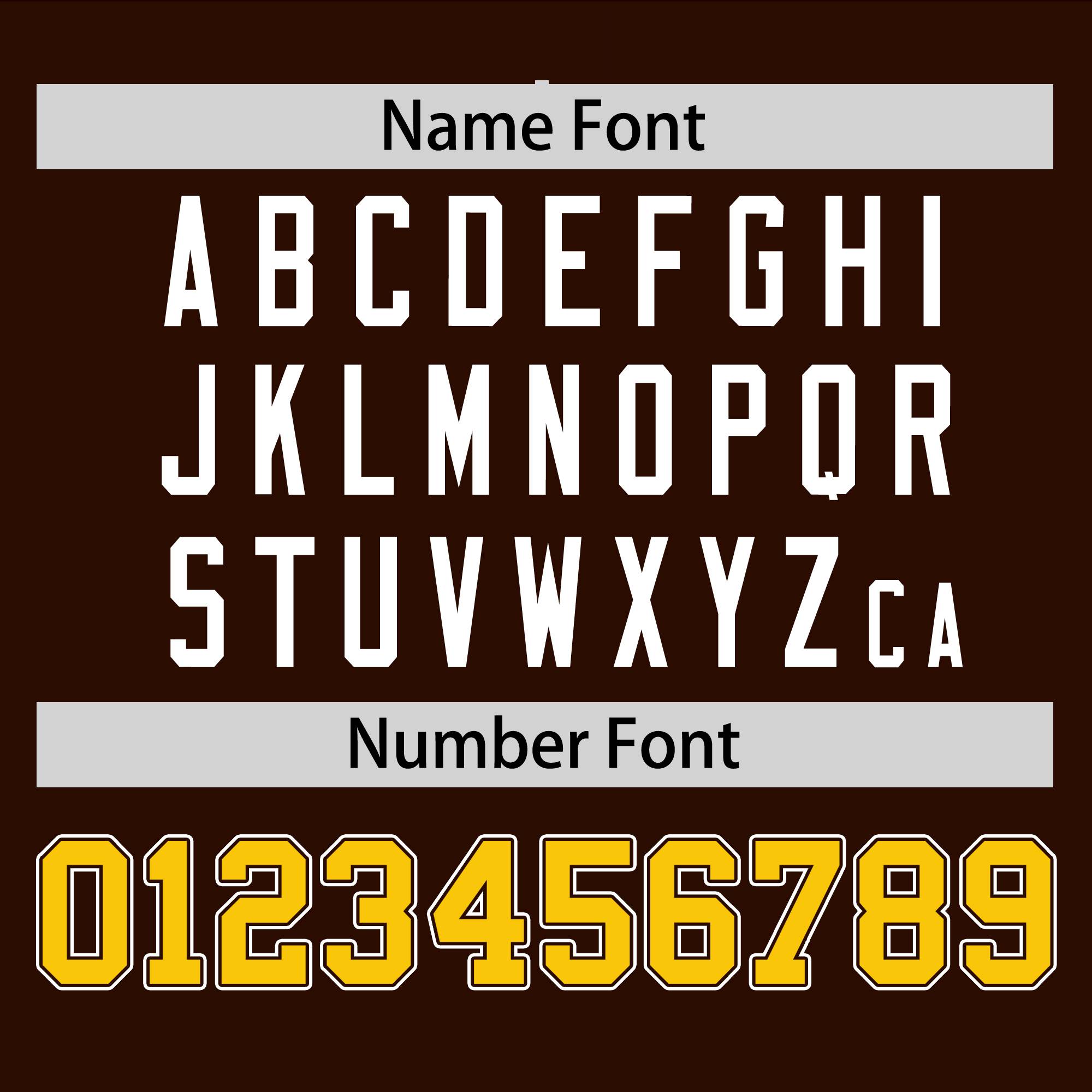 Custom Brown Gold Personalized Raglan Sleeves Round-Neck Hockey Jersey