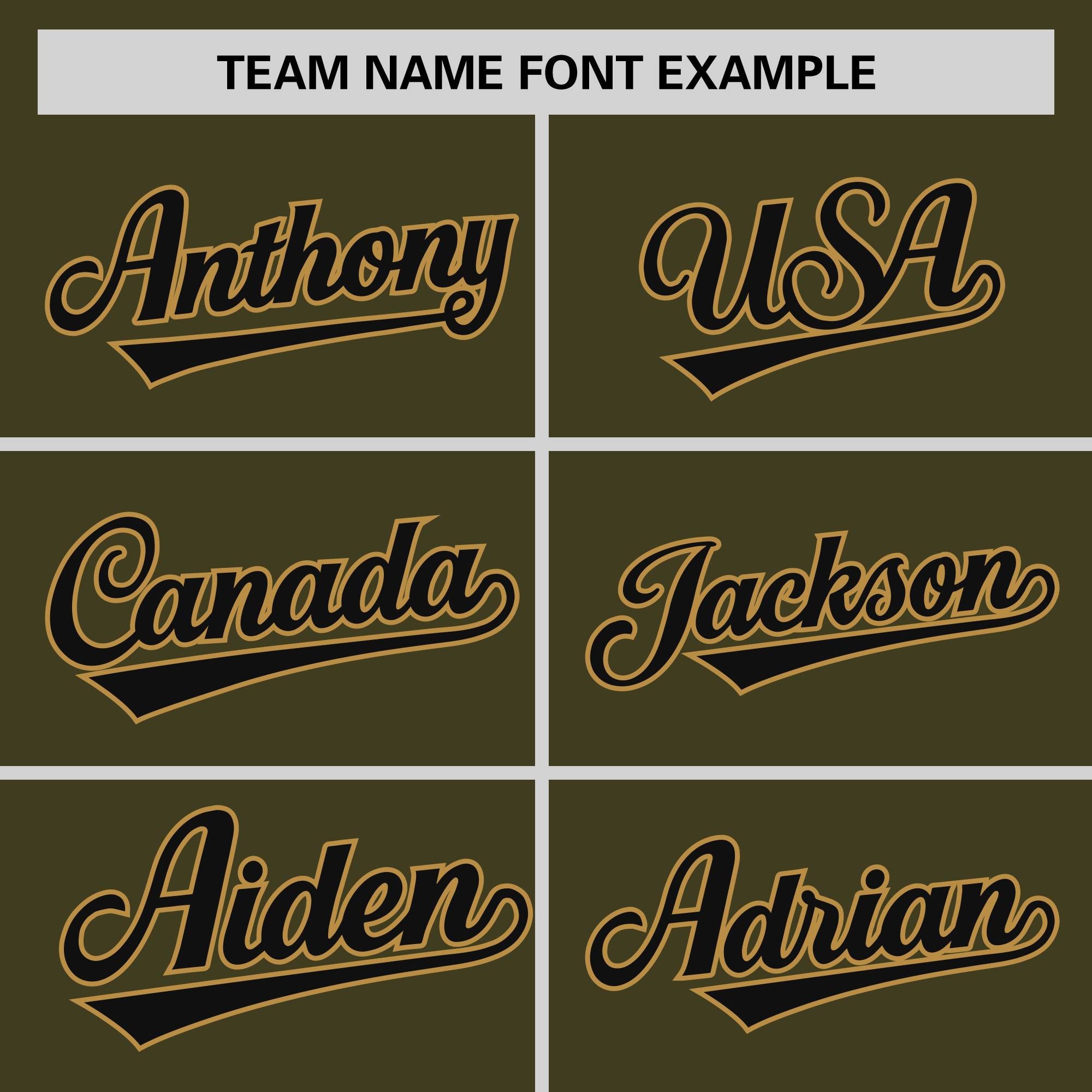 Custom Olive Brown Personalized Raglan Sleeves Round-Neck Hockey Jersey