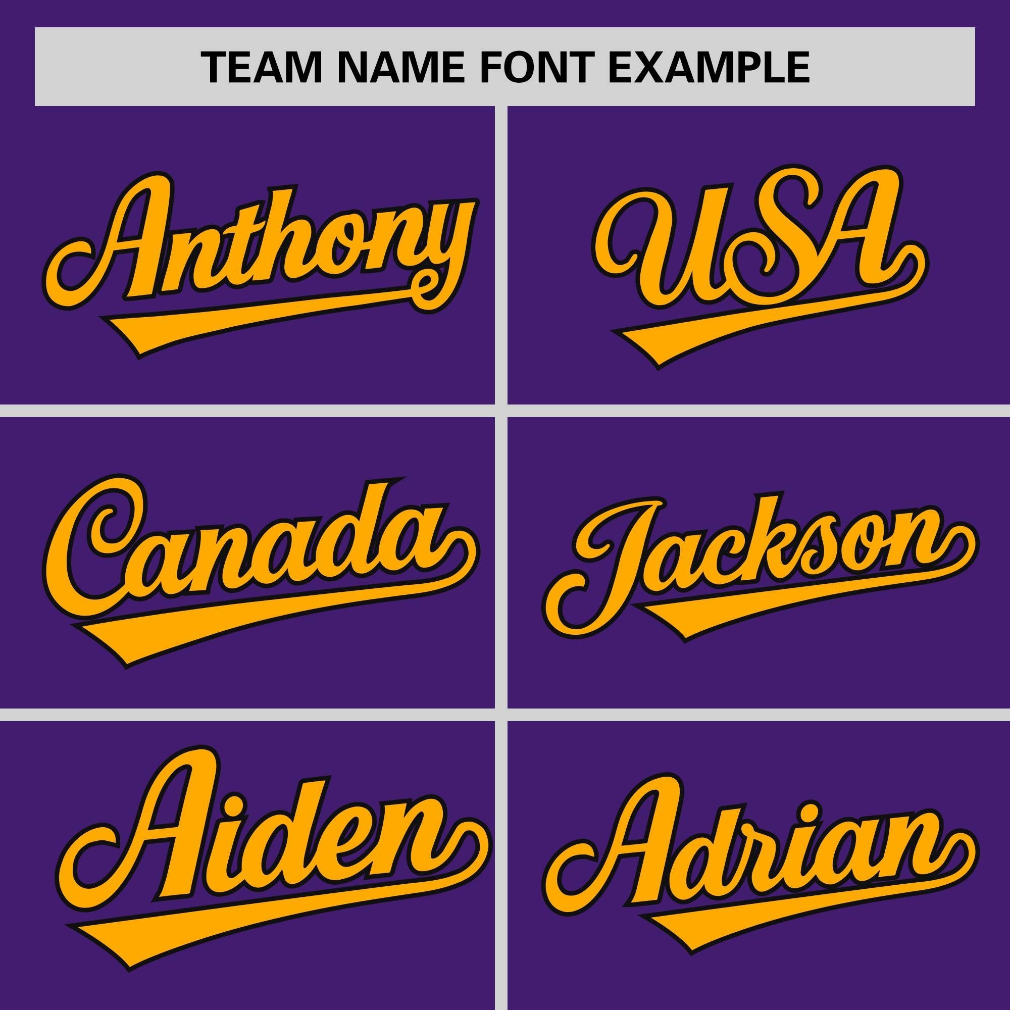 Custom Purple Yellow Personalized Raglan Sleeves Round-Neck Hockey Jersey