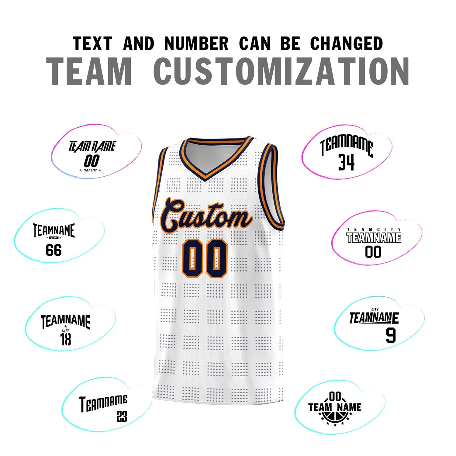 Custom Red Navy Trailblazer Dot Pattern Sports Uniform Basketball Jersey