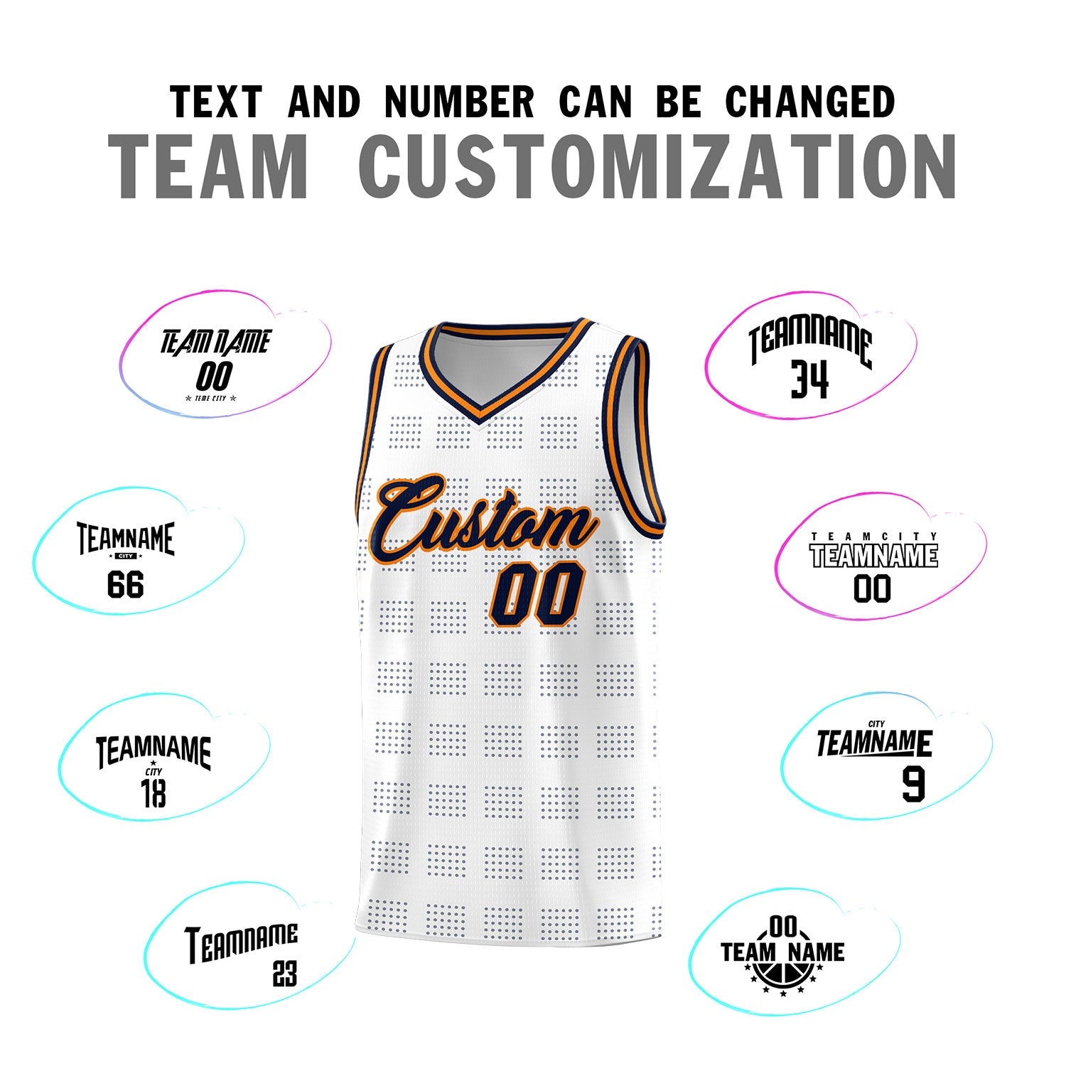 Custom Red Navy Trailblazer Dot Pattern Sports Uniform Basketball Jersey