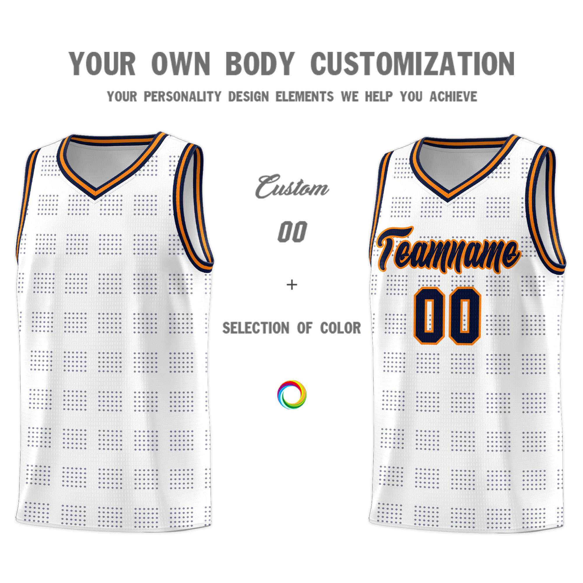 Custom Red Navy Trailblazer Dot Pattern Sports Uniform Basketball Jersey