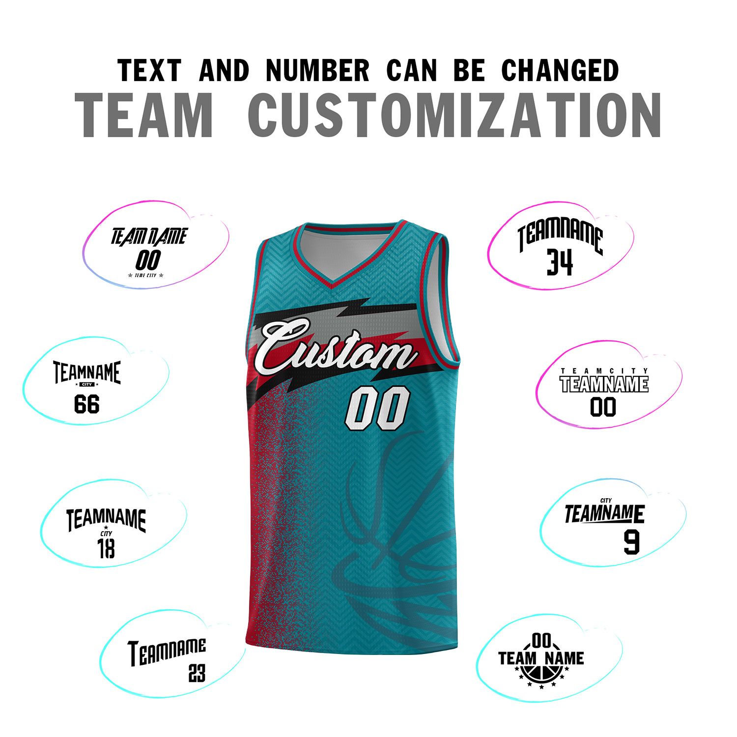 Custom Aqua Dot Scatter Graffiti Pattern Sports Uniform Basketball Jersey