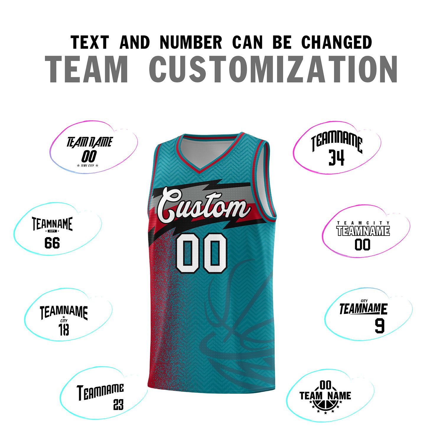 Custom Aqua Dot Scatter Graffiti Pattern Sports Uniform Basketball Jersey