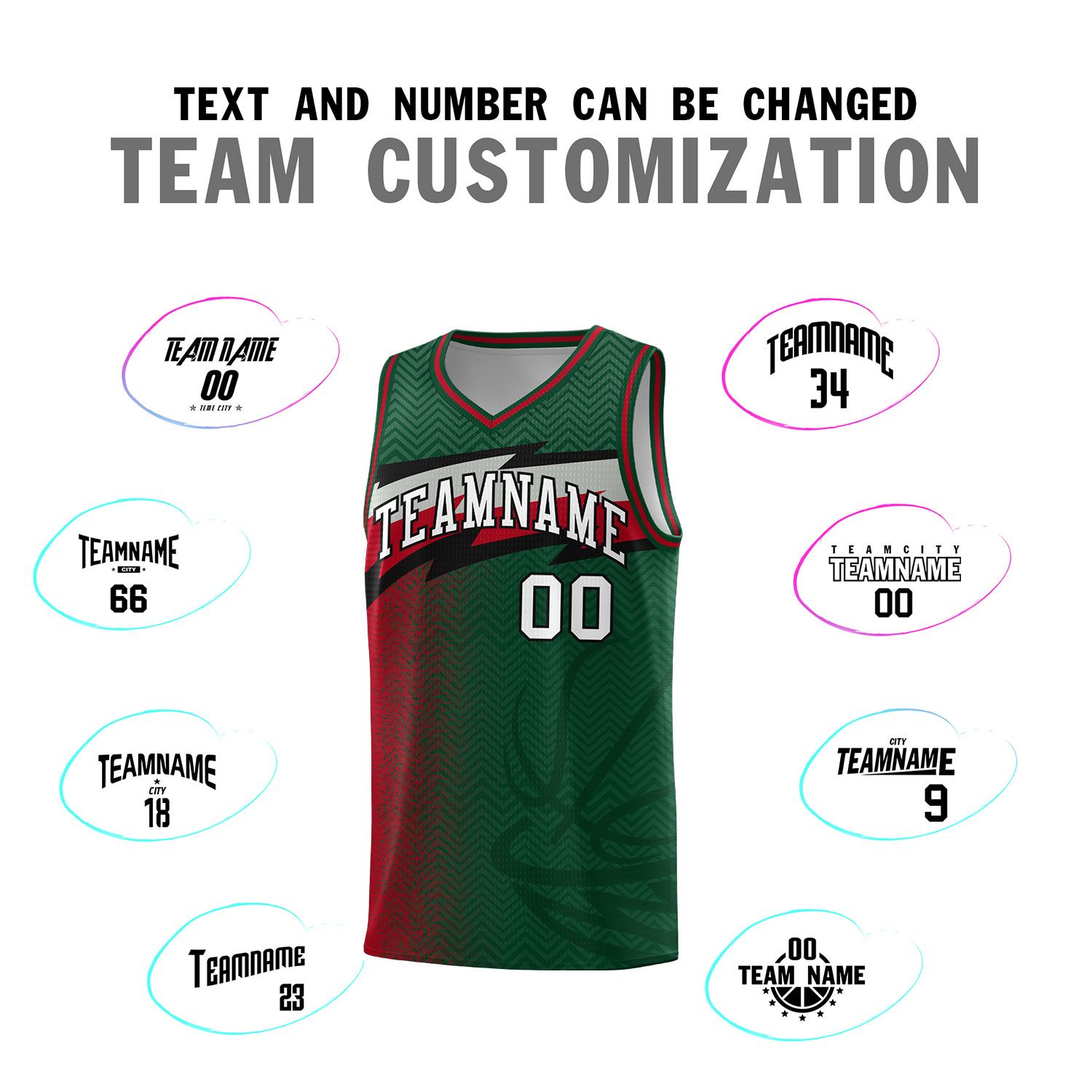 Custom Kelly Green Dot Scatter Graffiti Pattern Sports Uniform Basketball Jersey