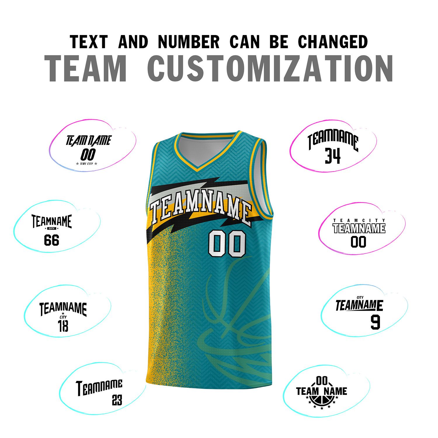 Custom Aqua Dot Scatter Graffiti Pattern Sports Uniform Basketball Jersey