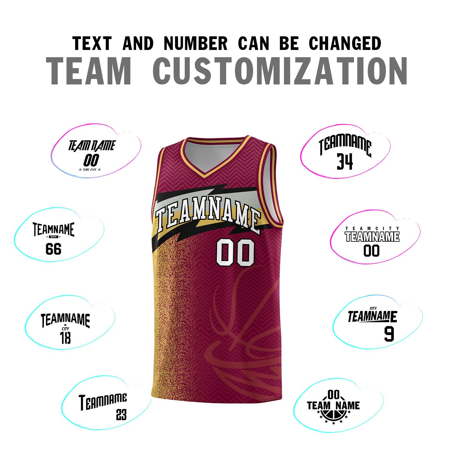 Custom Crimson Dot Scatter Graffiti Pattern Sports Uniform Basketball Jersey