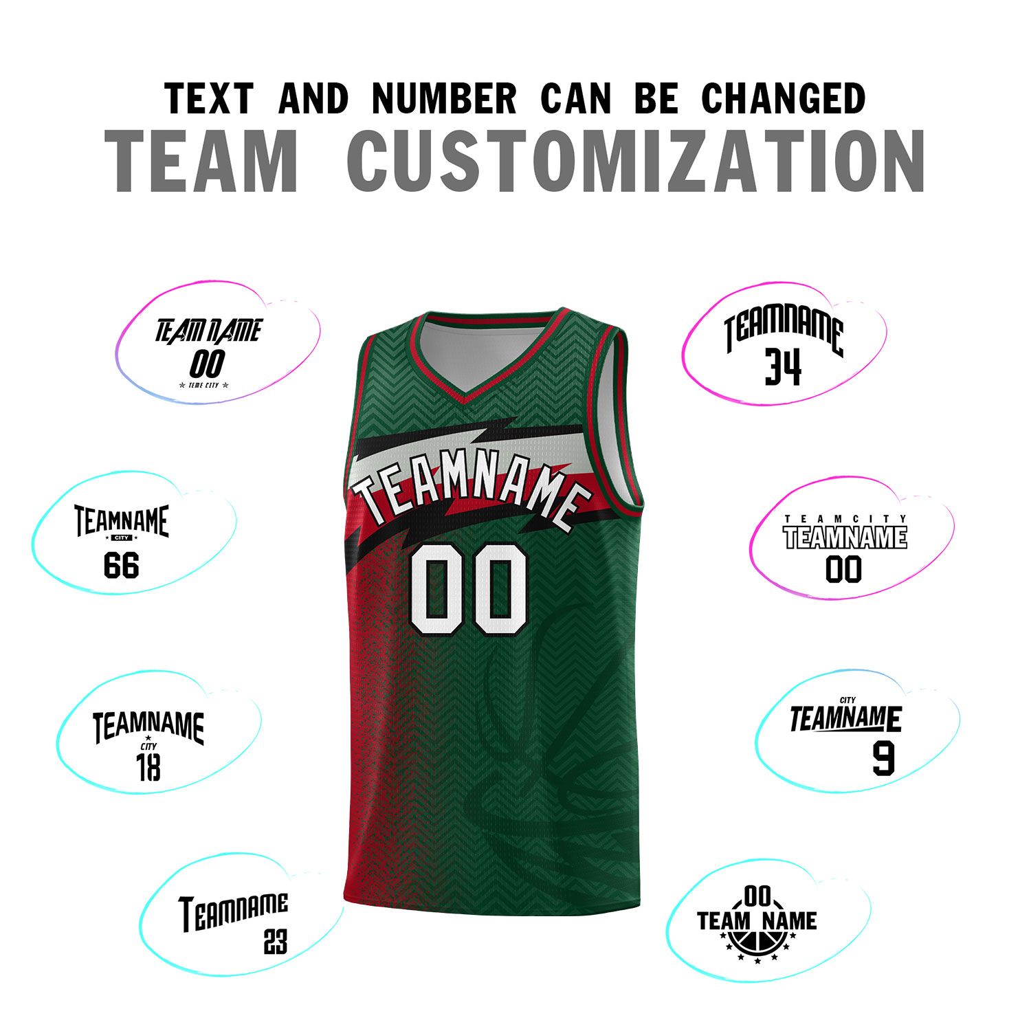 Custom Kelly Green Dot Scatter Graffiti Pattern Sports Uniform Basketball Jersey