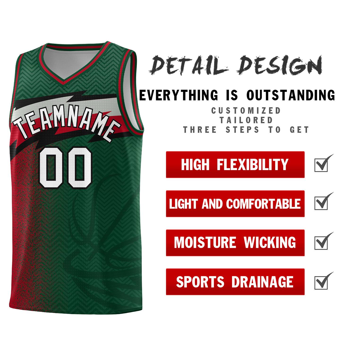 Custom Kelly Green Dot Scatter Graffiti Pattern Sports Uniform Basketball Jersey