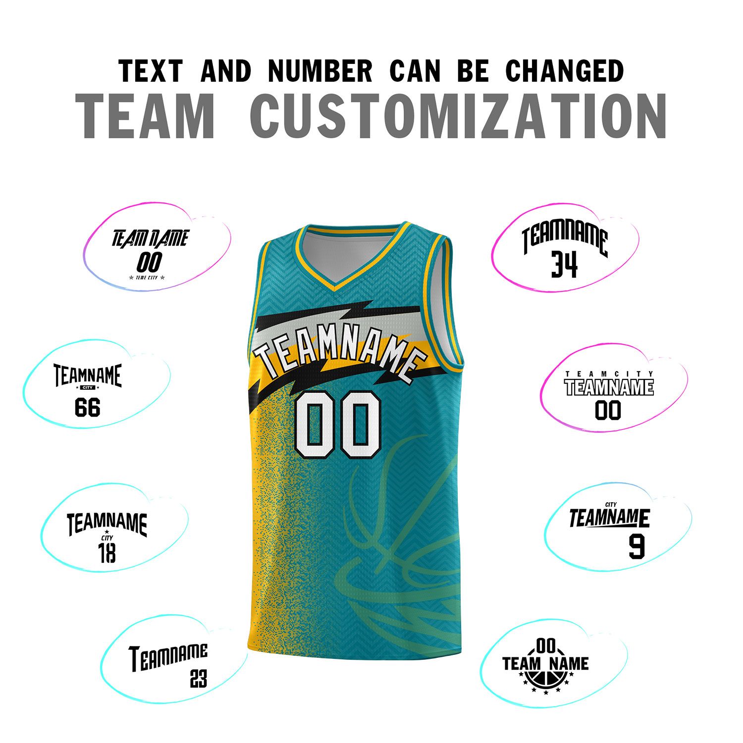 Custom Aqua Dot Scatter Graffiti Pattern Sports Uniform Basketball Jersey