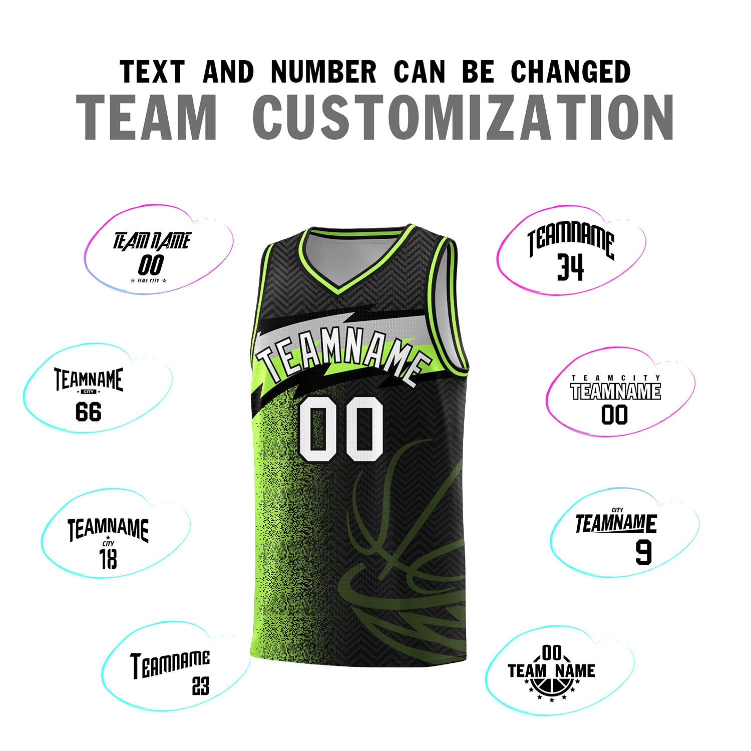 Custom Black Dot Scatter Graffiti Pattern Sports Uniform Basketball Jersey