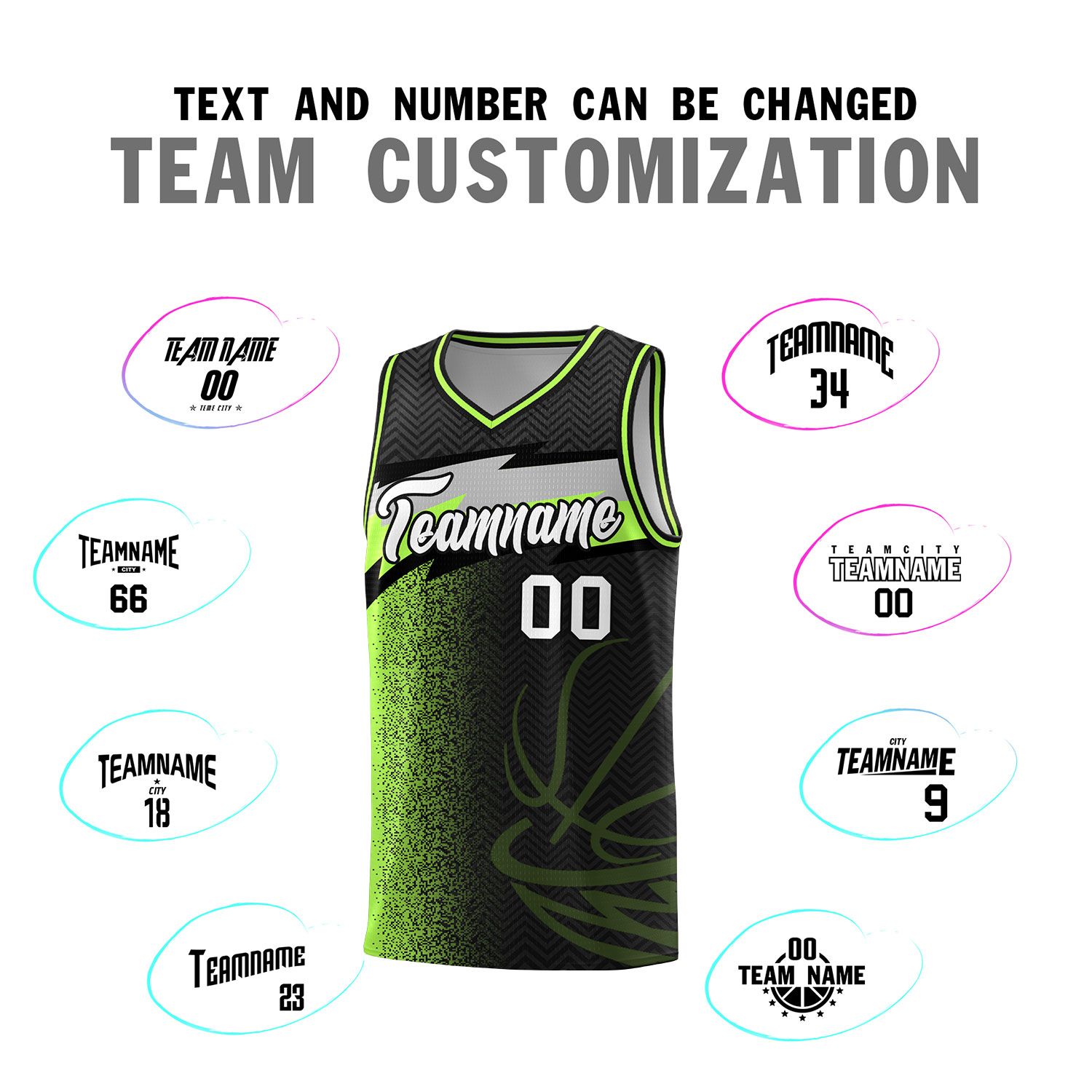 Custom Black Dot Scatter Graffiti Pattern Sports Uniform Basketball Jersey