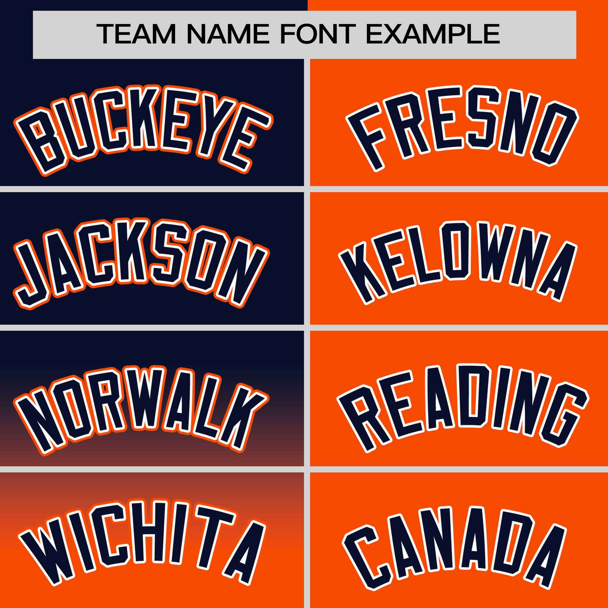 Custom Orange Navy Personalized Half Gradient Design Authentic Baseball Jersey