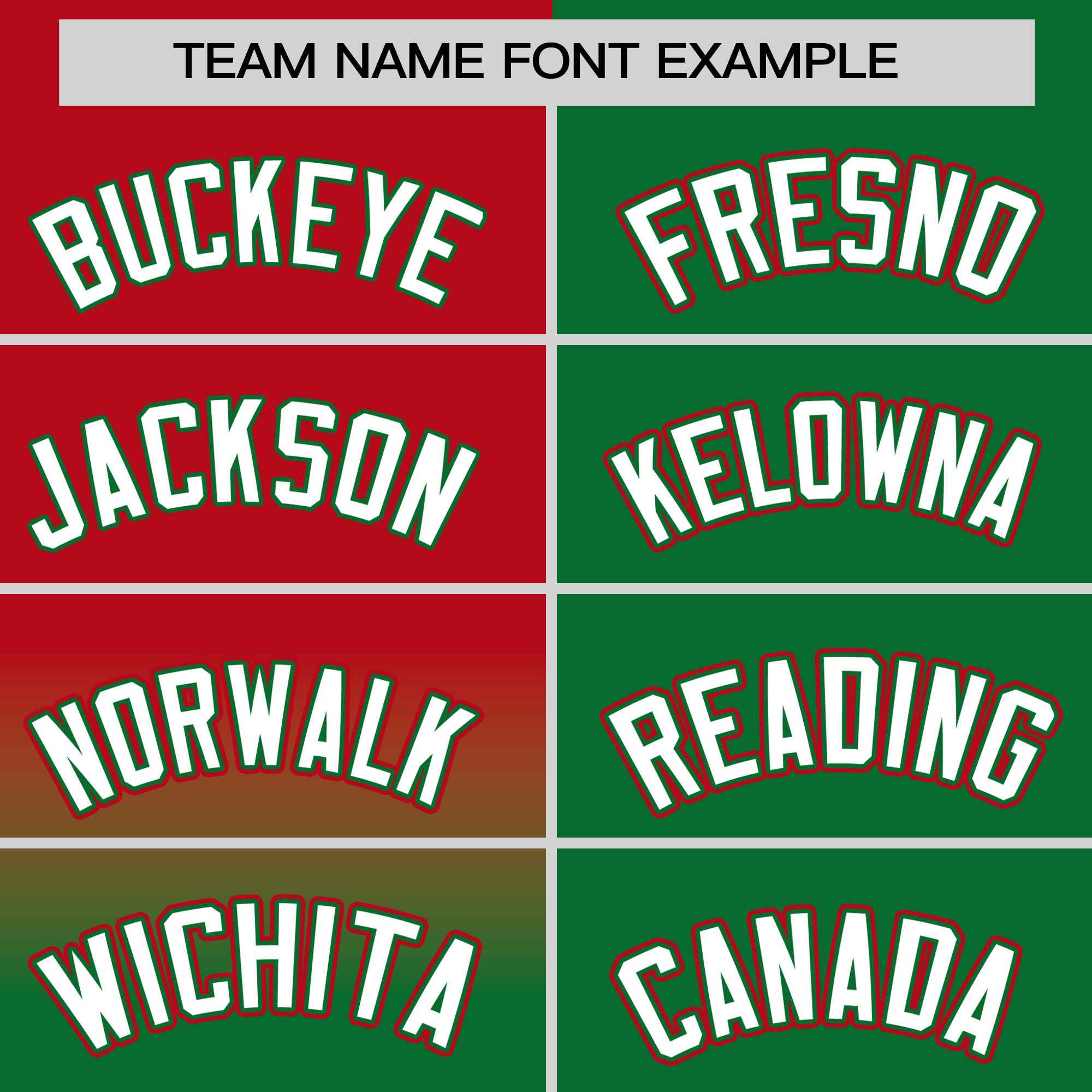 Custom Kelly Green Red Personalized Half Gradient Design Authentic Baseball Jersey