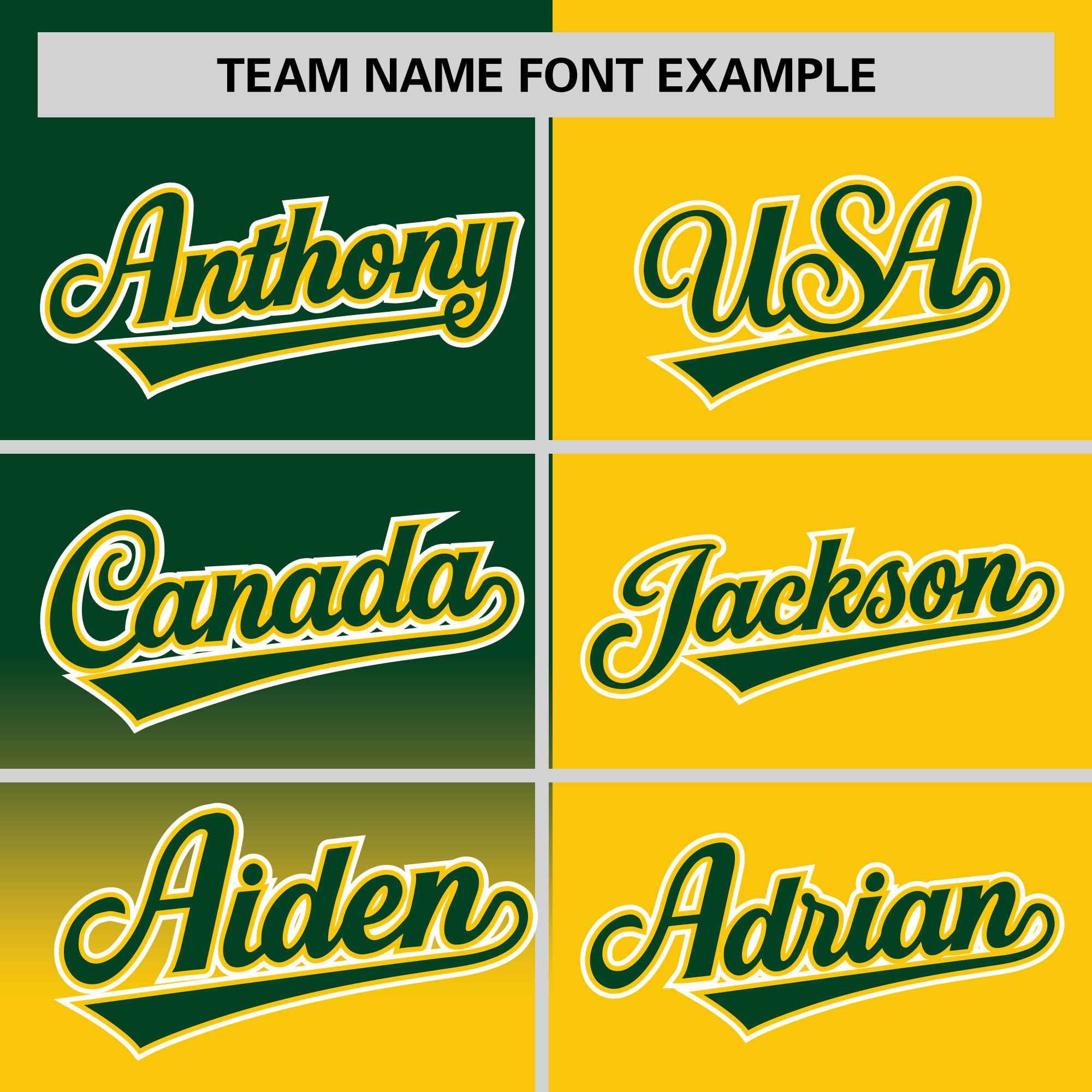 Custom Gold Green Personalized Half Gradient Design Authentic Baseball Jersey