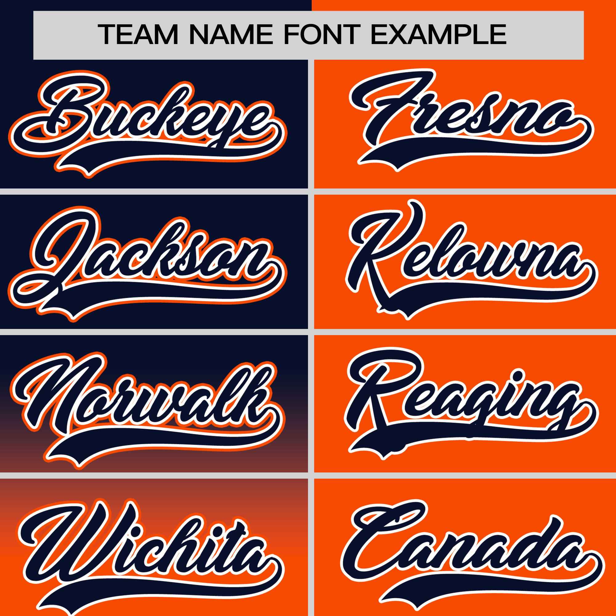 Custom Orange Navy Personalized Half Gradient Design Authentic Baseball Jersey