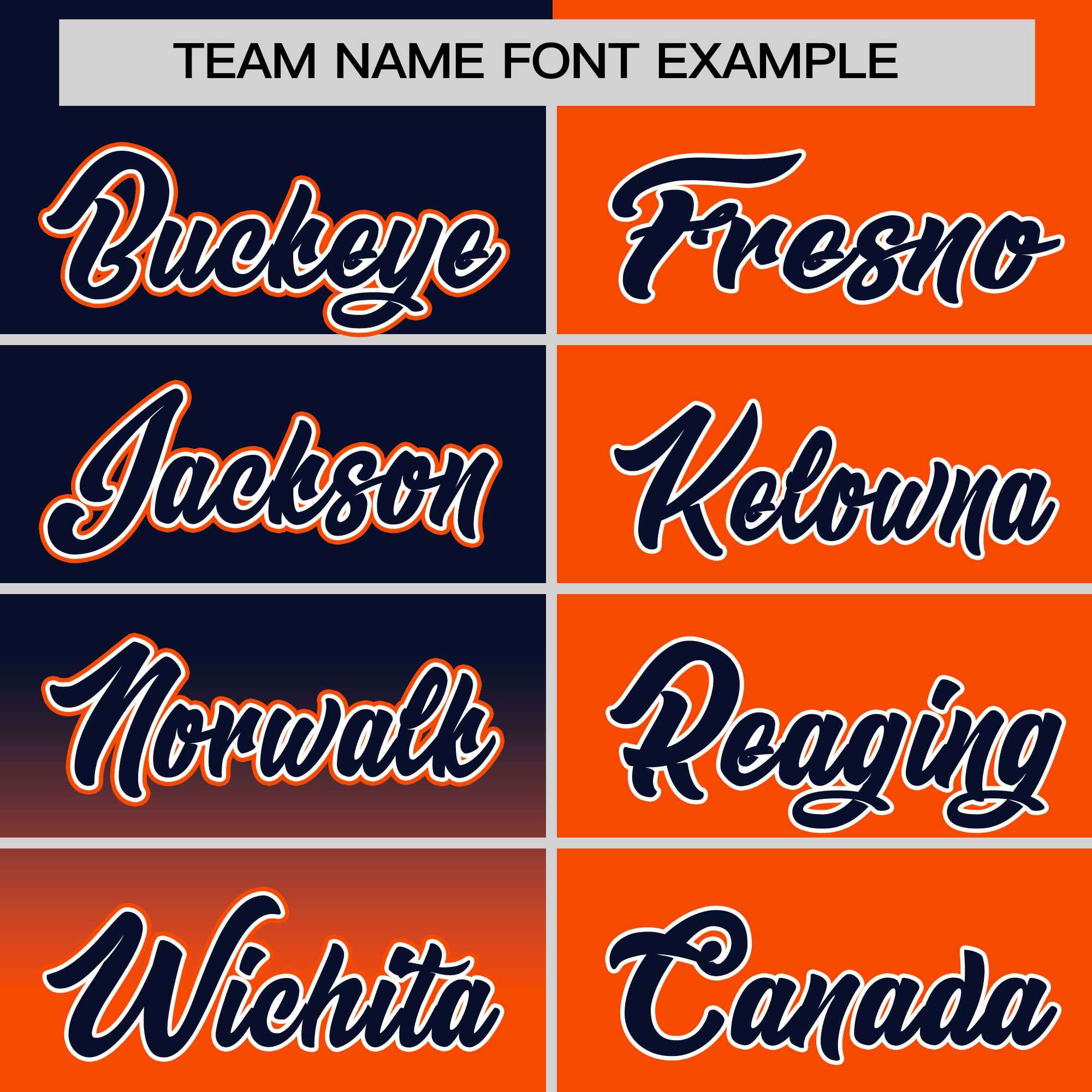 Custom Orange Navy Personalized Half Gradient Design Authentic Baseball Jersey