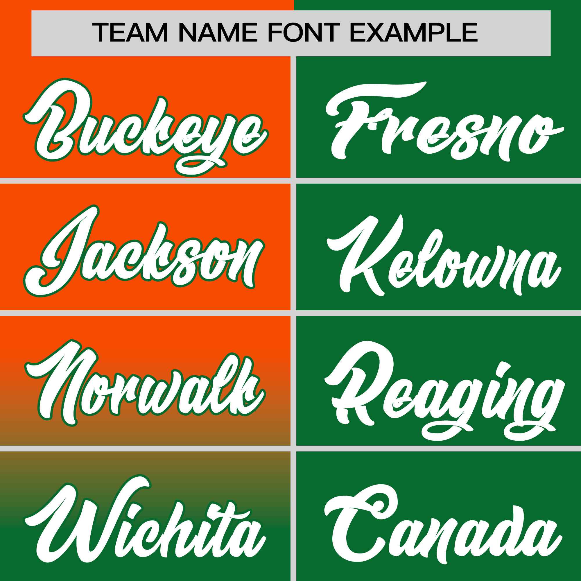 Custom Kelly Green Orange Personalized Half Gradient Design Authentic Baseball Jersey