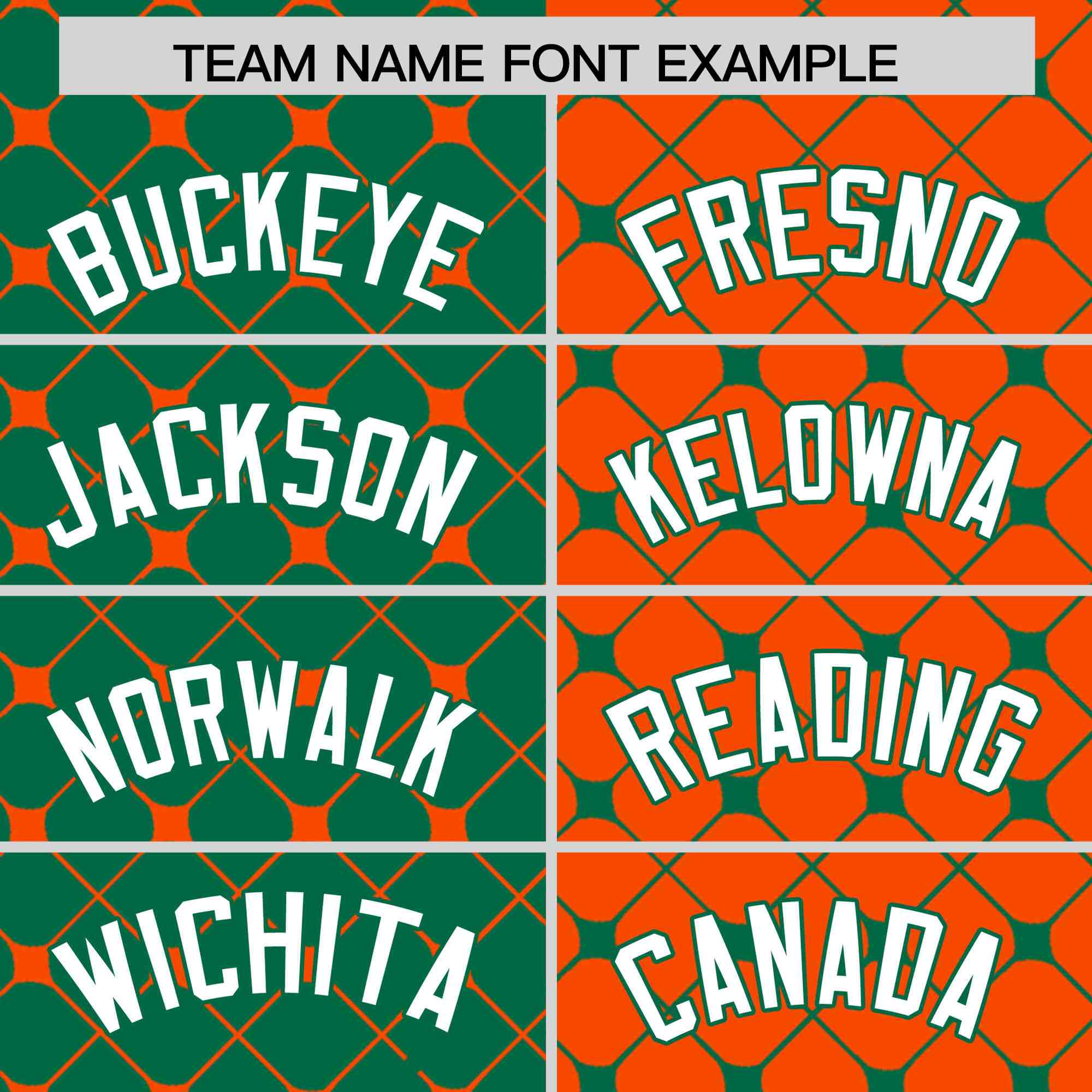 Custom Kelly Green Orange Split Fashion Plaid Design Authentic Baseball Jersey