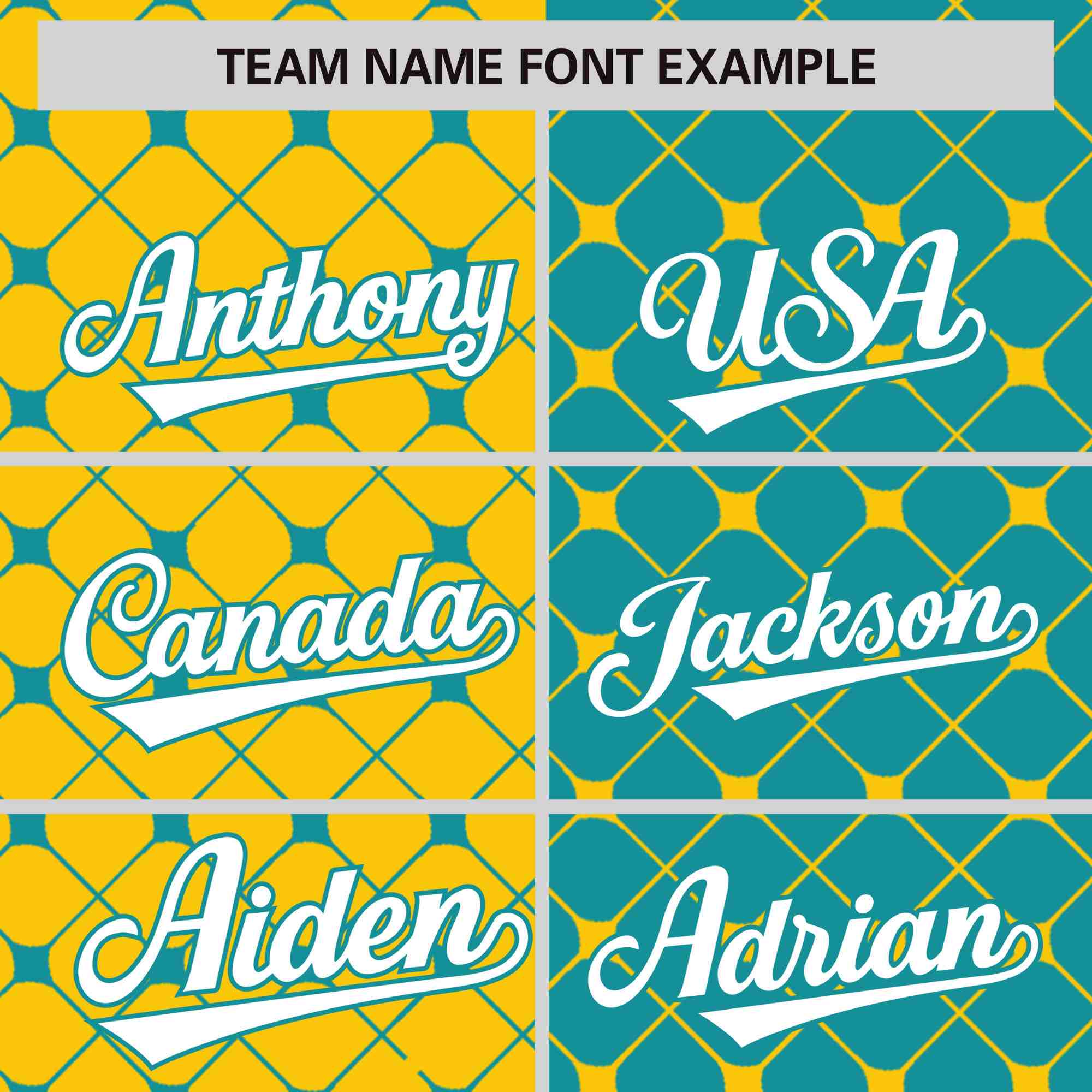 Custom Gold Aqua Split Fashion Plaid Design Authentic Baseball Jersey