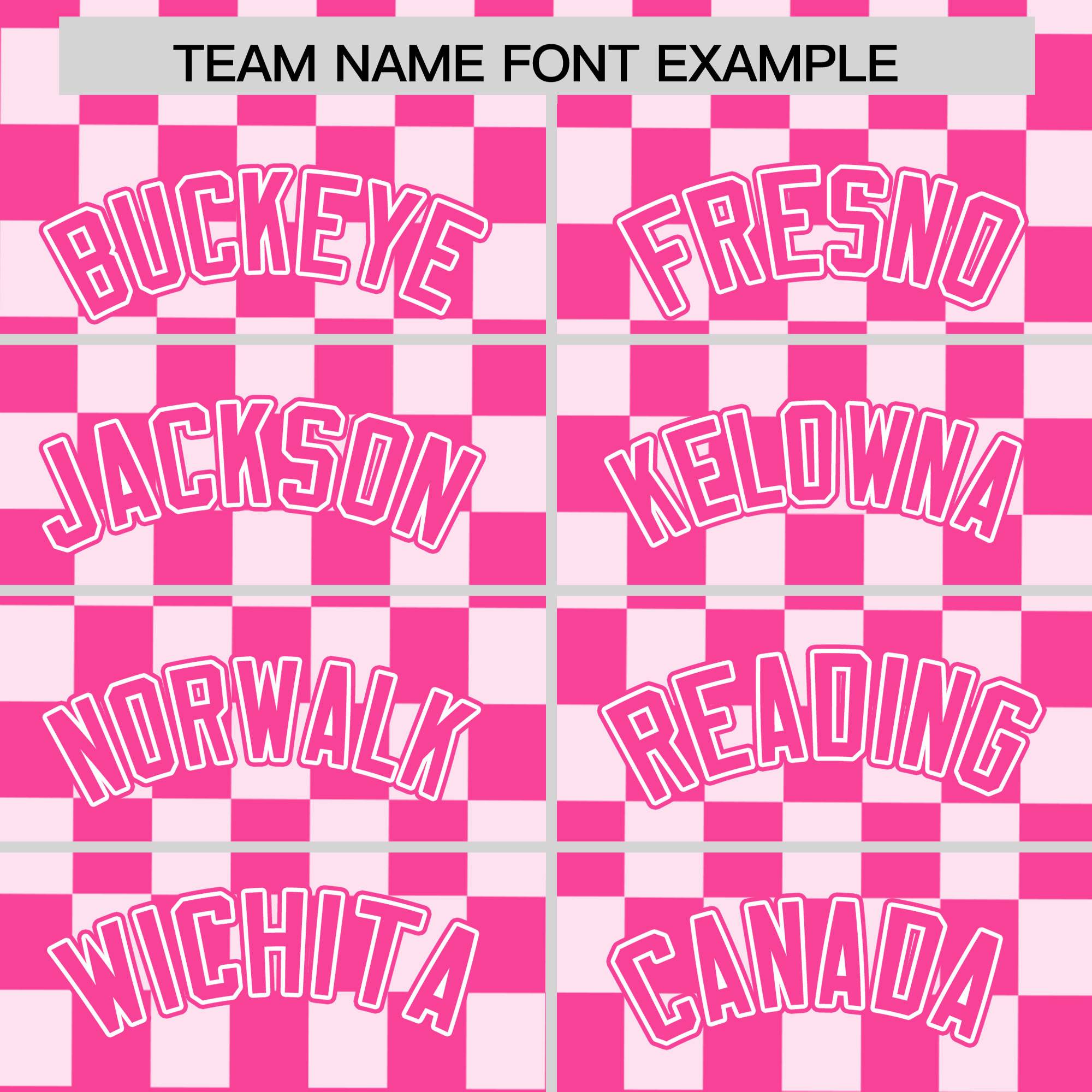 Custom Pink White Personalized Plaid Fashion Design Authentic Baseball Jersey