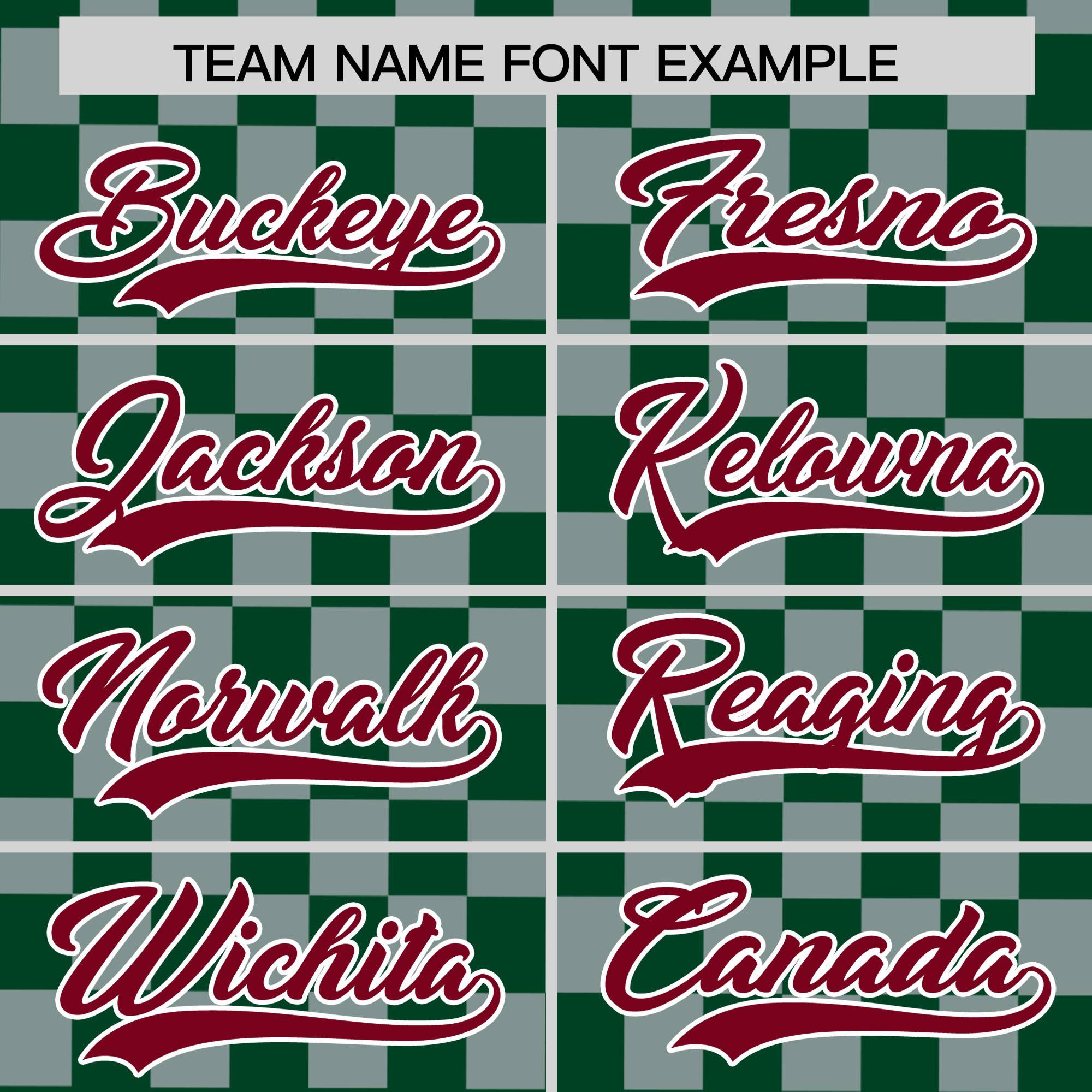 Custom Green Gray Personalized Plaid Fashion Design Authentic Baseball Jersey