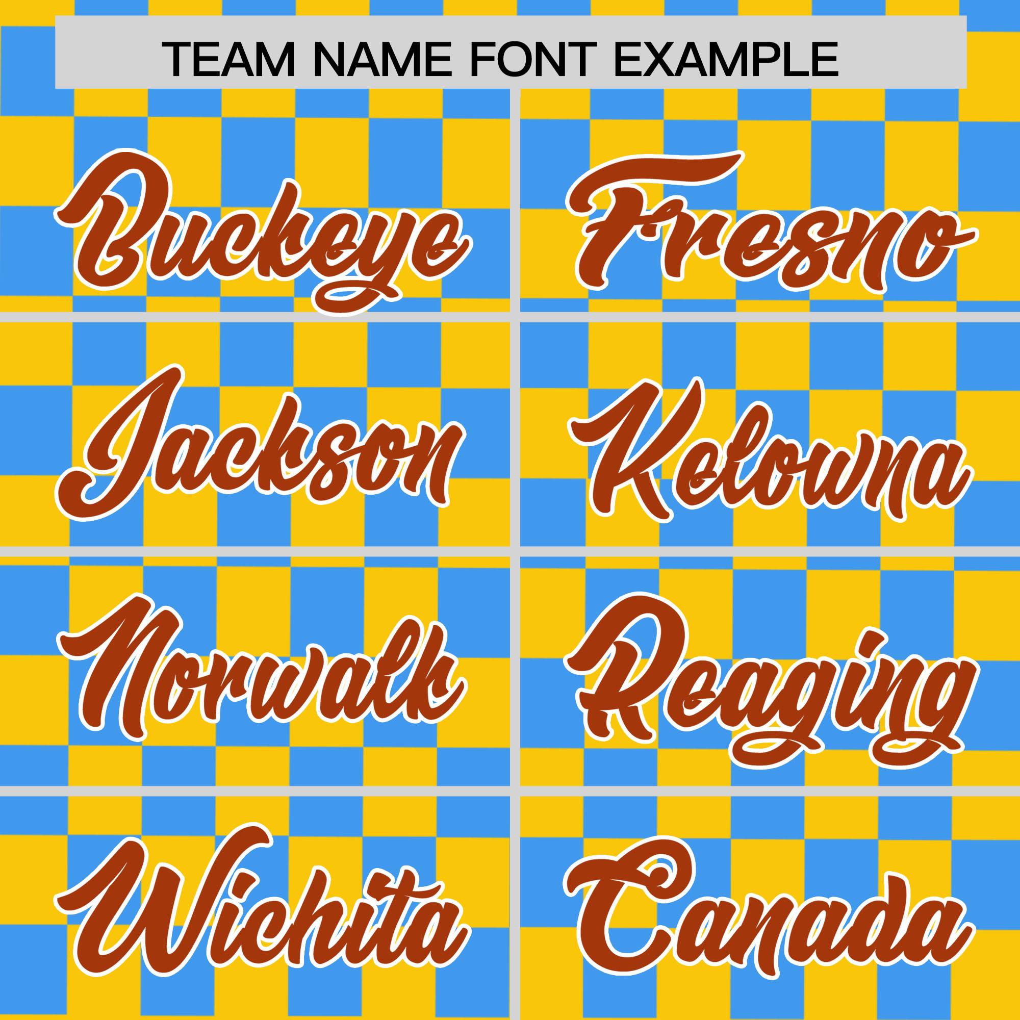 Custom Gold Powder Blue Personalized Plaid Fashion Design Authentic Baseball Jersey