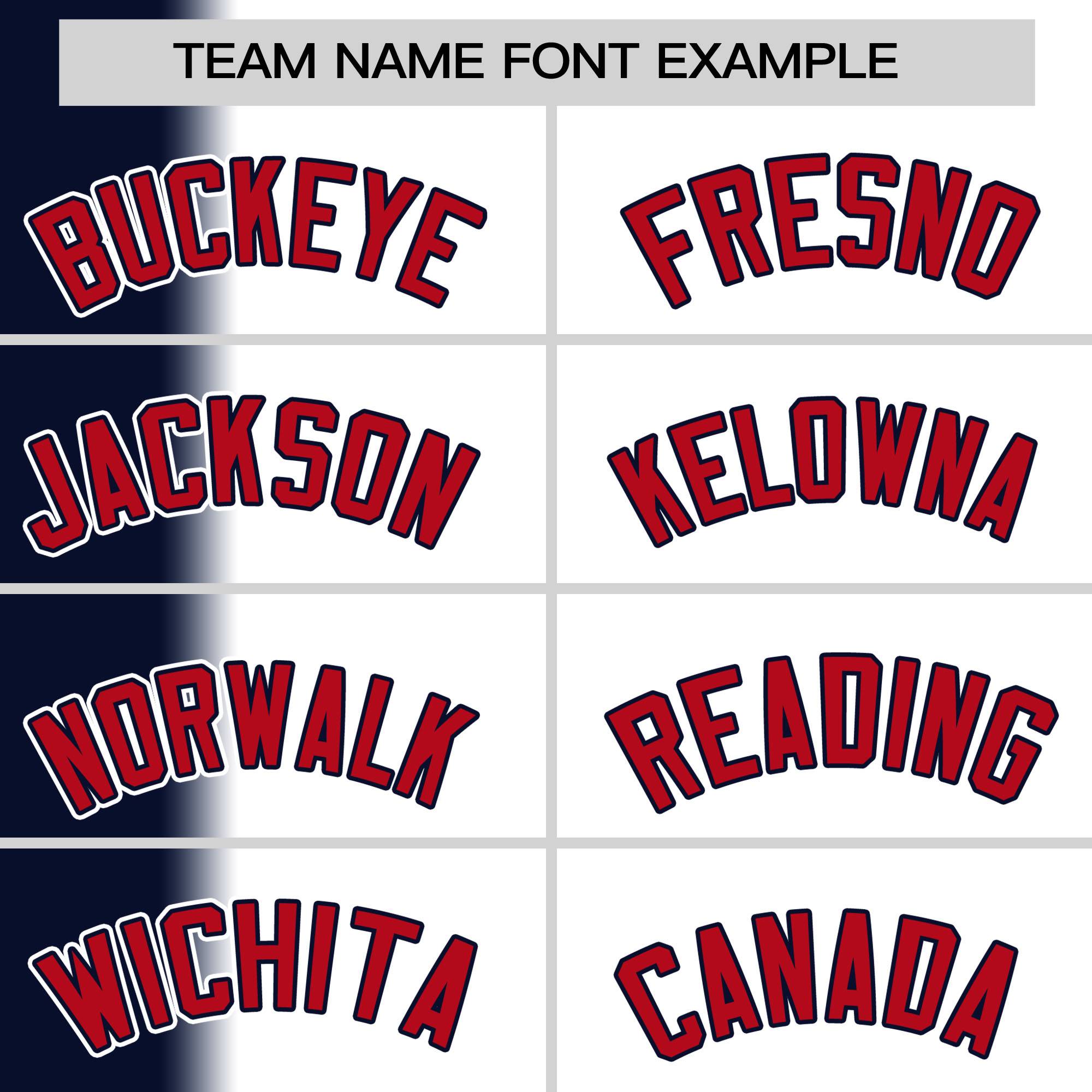 Custom White Navy Pinstripe Personalized Gradient Authentic Baseball Jersey