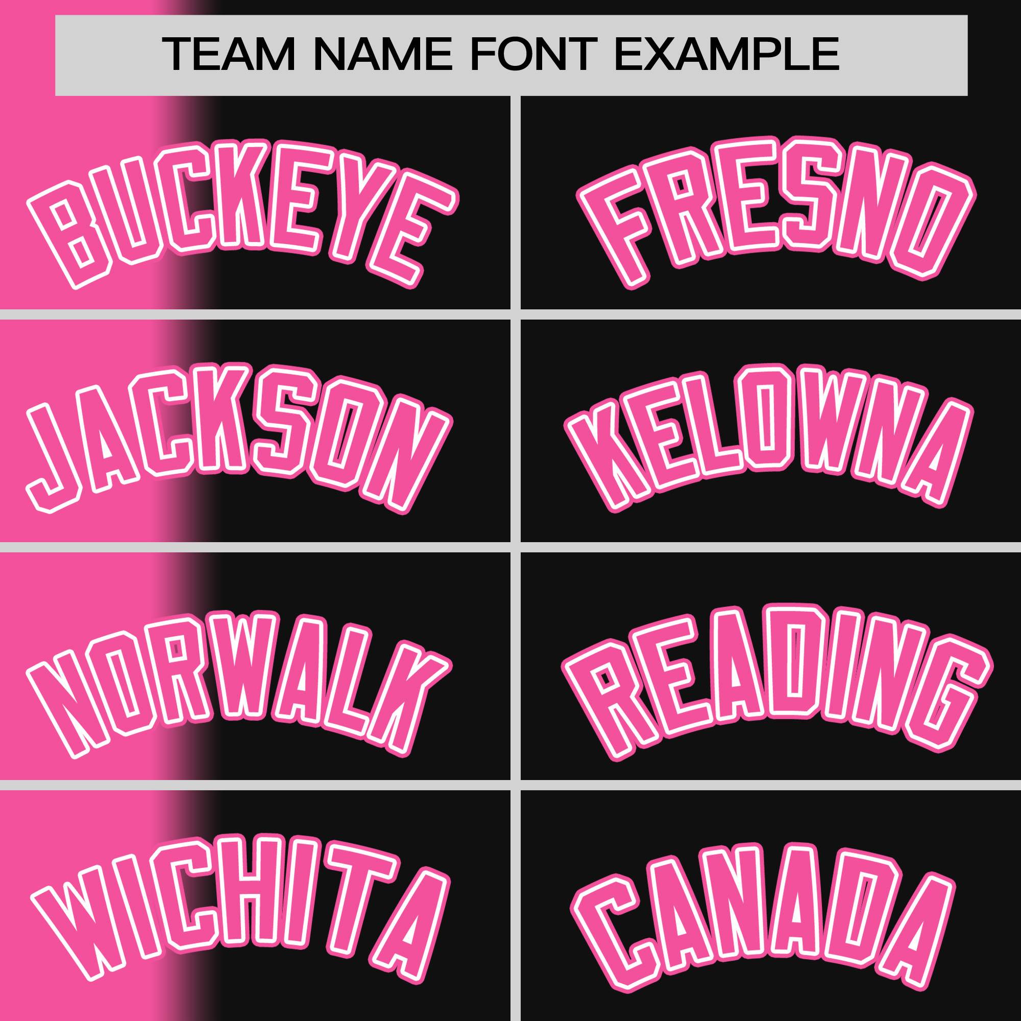 Custom Black Pink Pinstripe Personalized Gradient Authentic Baseball Jersey