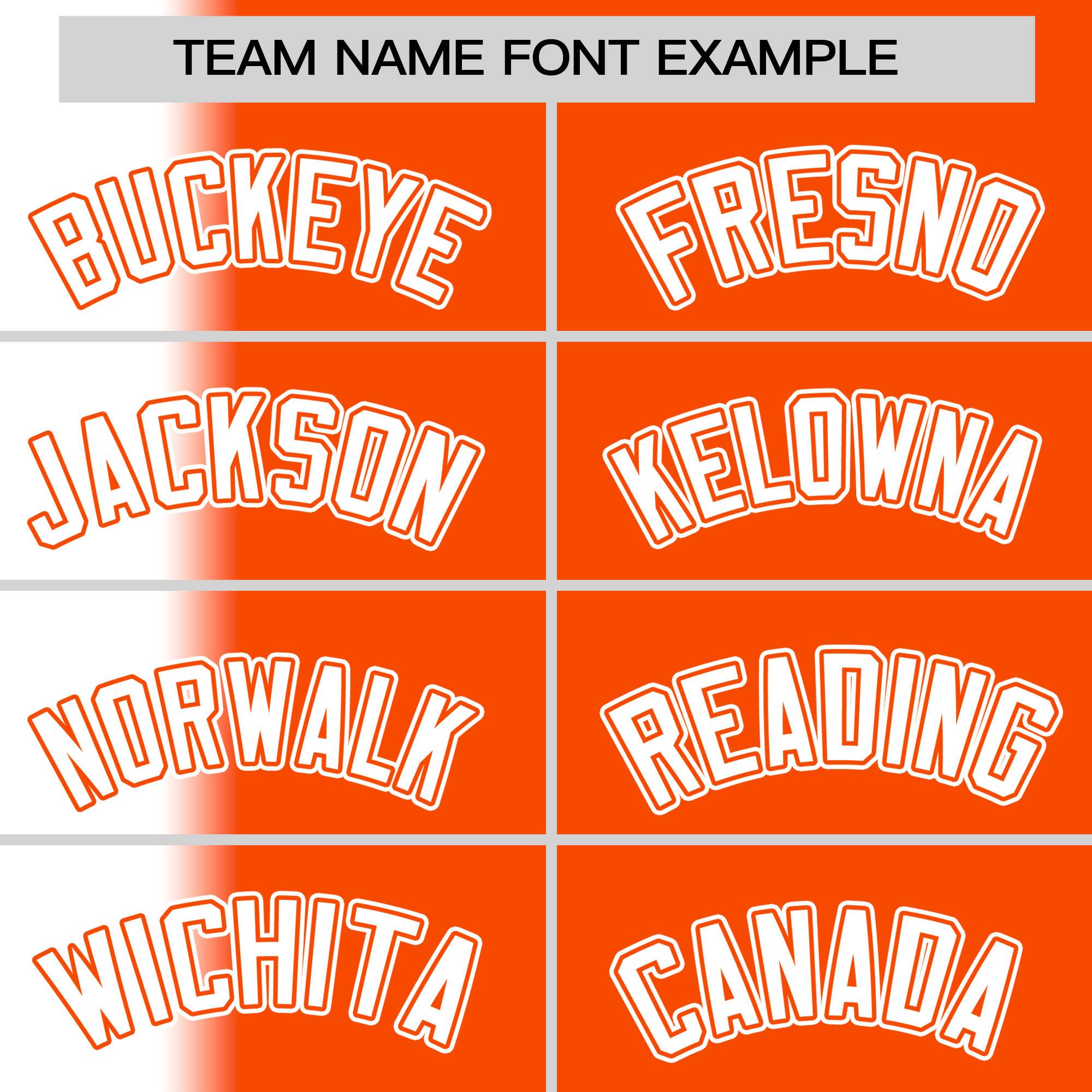 Custom Orange White Pinstripe Personalized Gradient Authentic Baseball Jersey