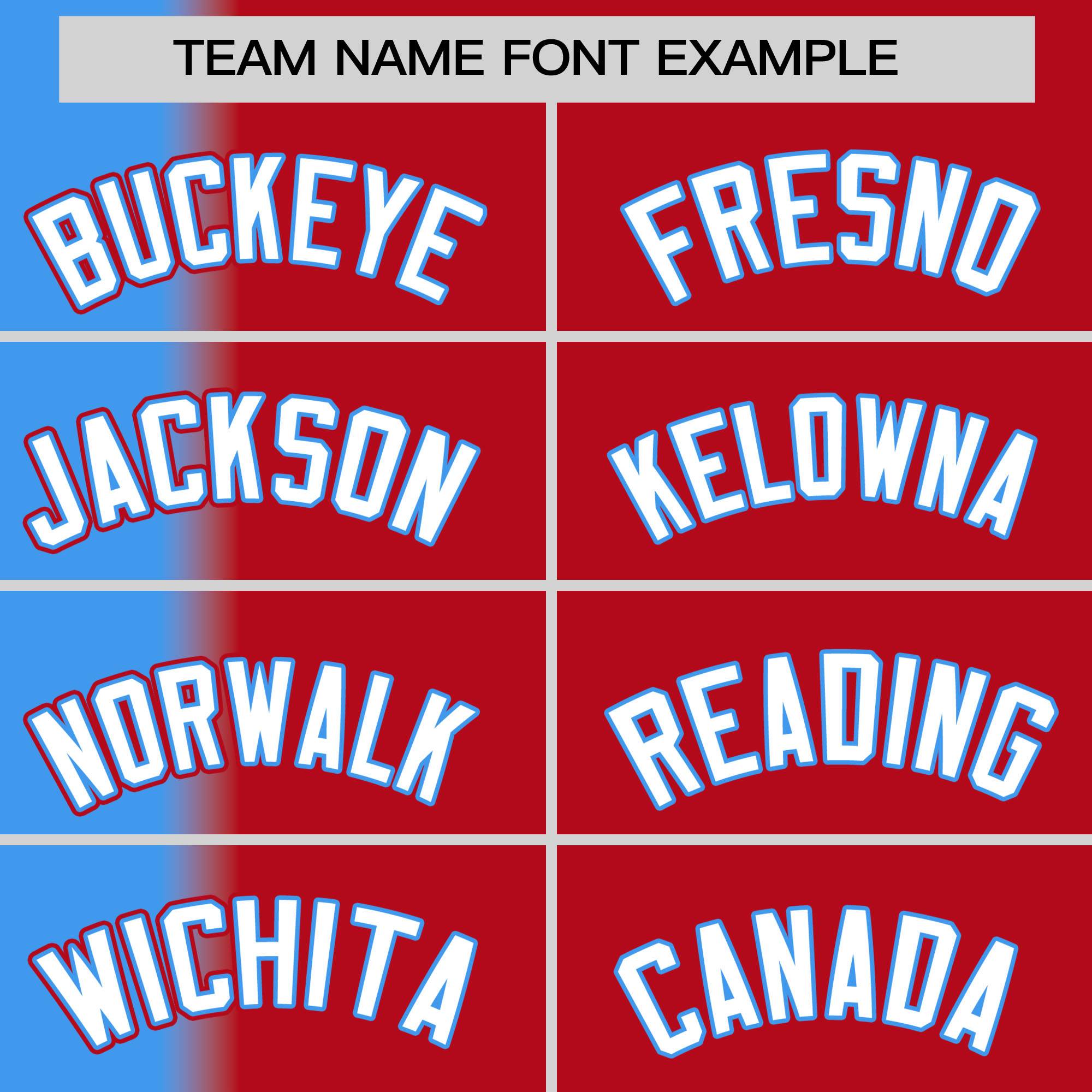 Custom Red Powder Blue Pinstripe Personalized Gradient Authentic Baseball Jersey