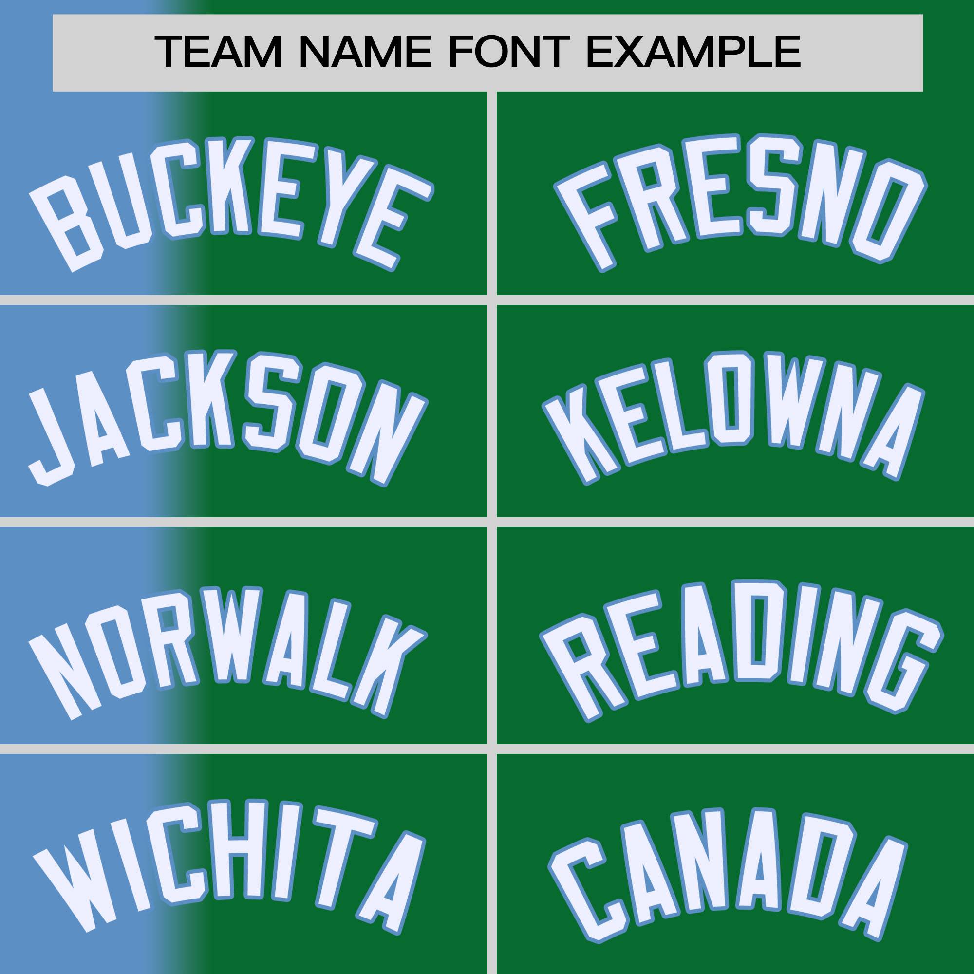 Custom Kelly Green Light Blue Pinstripe Personalized Gradient Authentic Baseball Jersey