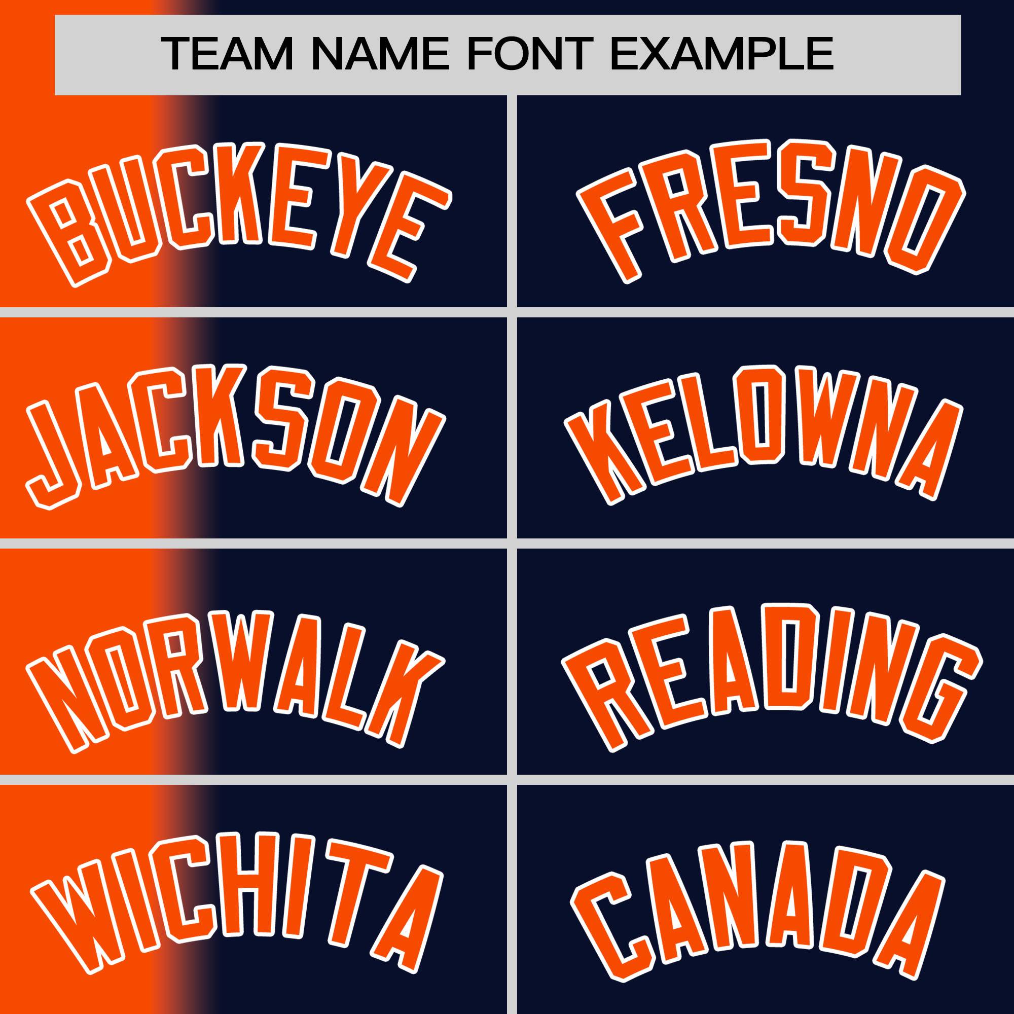 Custom Navy Orange Pinstripe Personalized Gradient Authentic Baseball Jersey