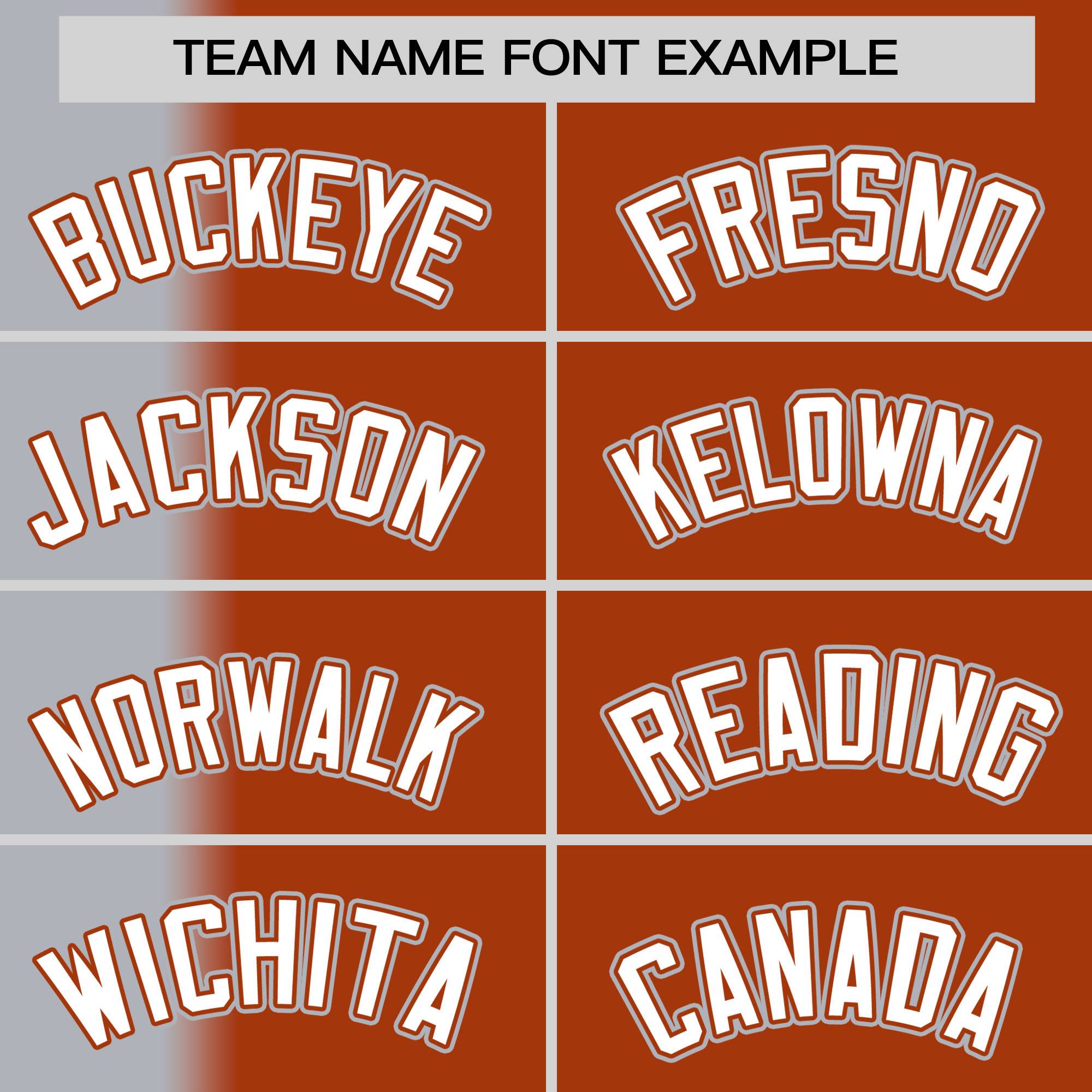 Custom Texas Orange Gray Pinstripe Personalized Gradient Authentic Baseball Jersey