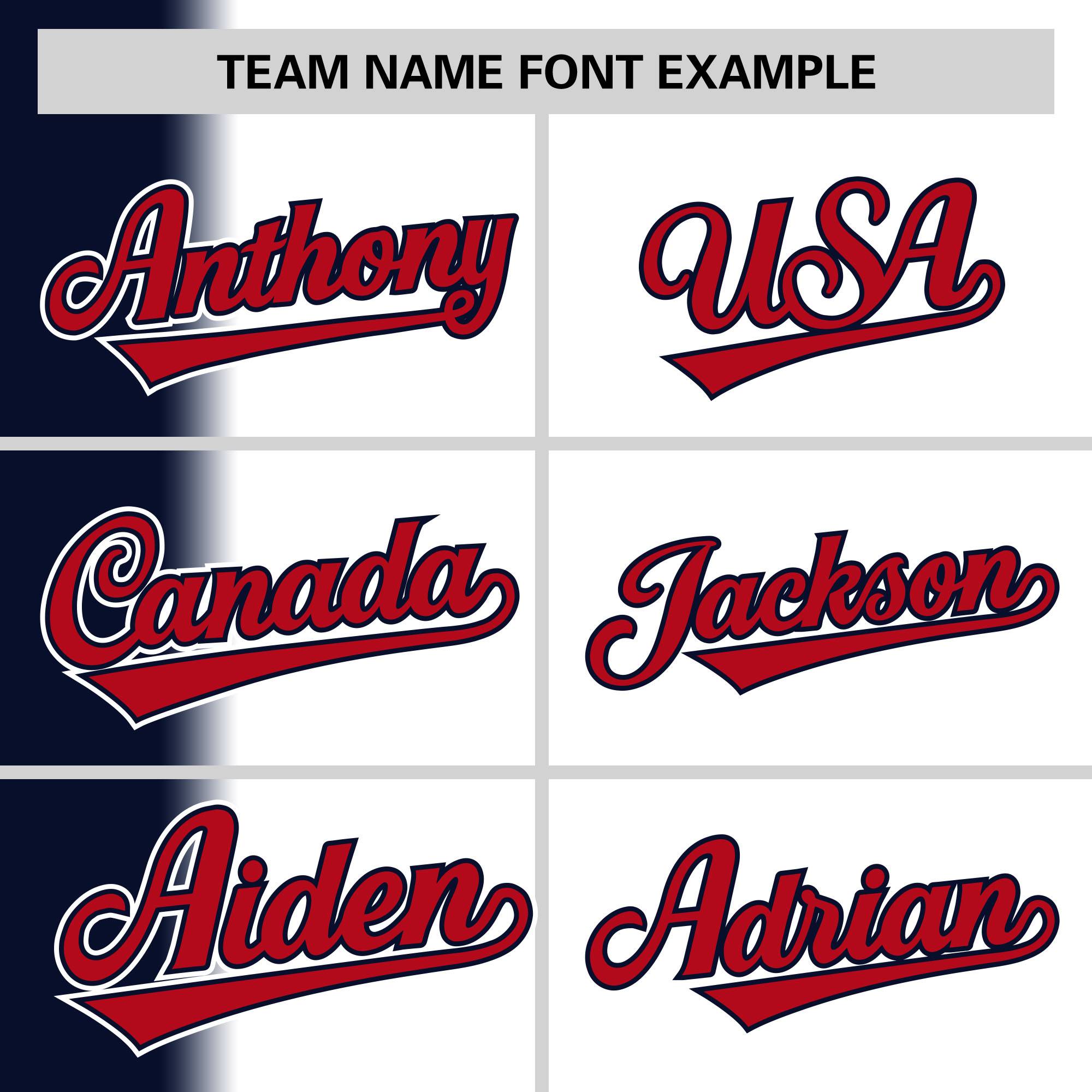 Custom White Navy Pinstripe Personalized Gradient Authentic Baseball Jersey