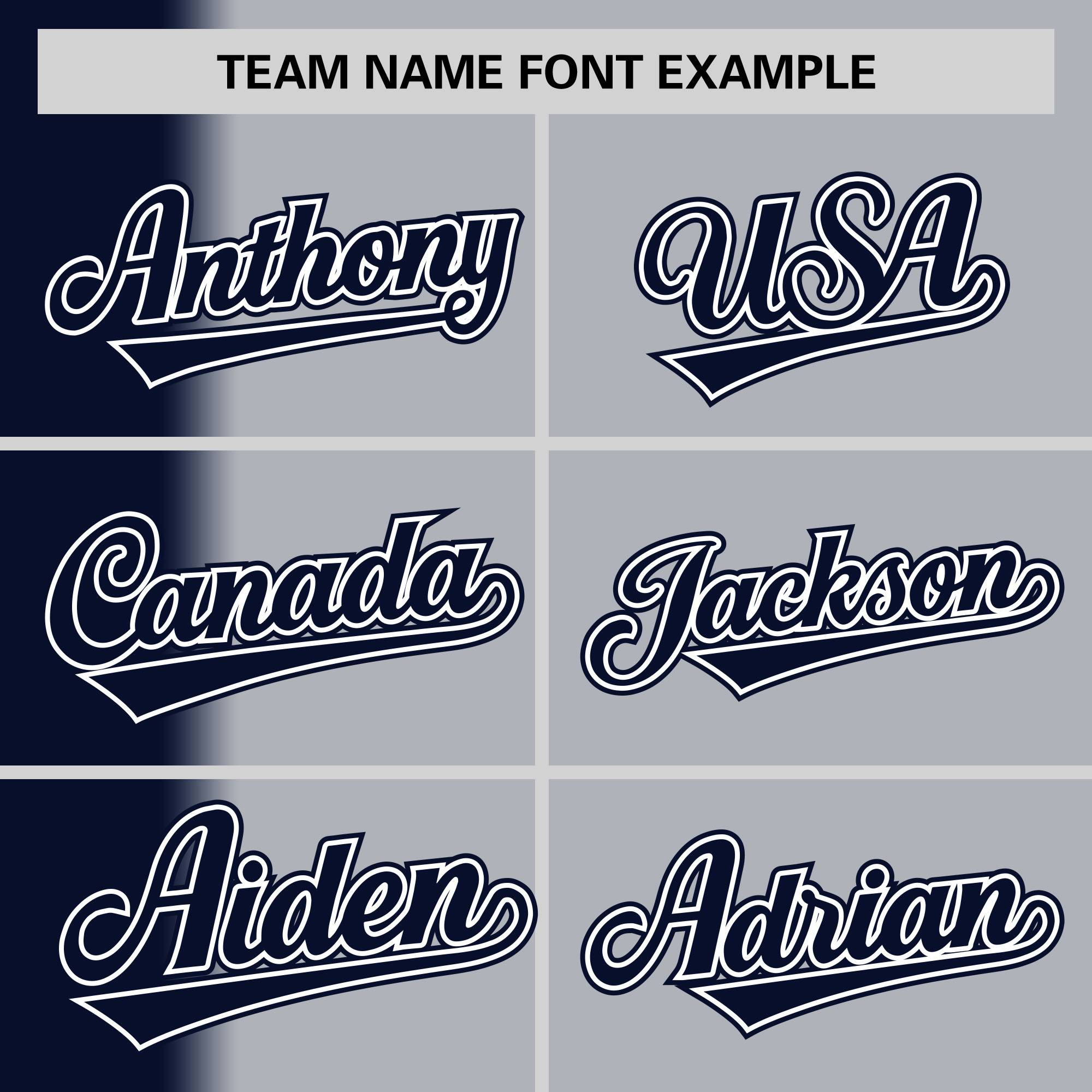 Custom Gray Navy Pinstripe Personalized Gradient Authentic Baseball Jersey