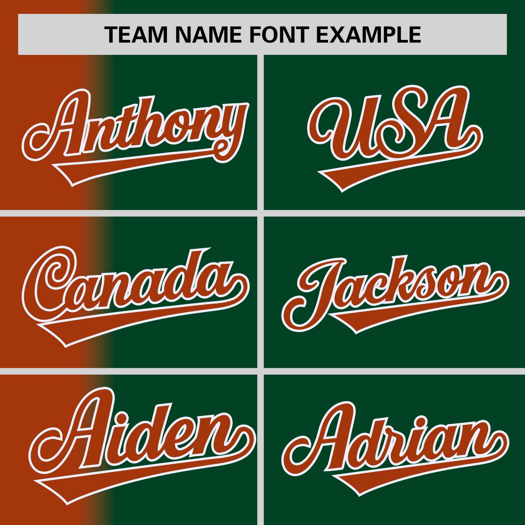 Custom Green Texas Orange Pinstripe Personalized Gradient Authentic Baseball Jersey