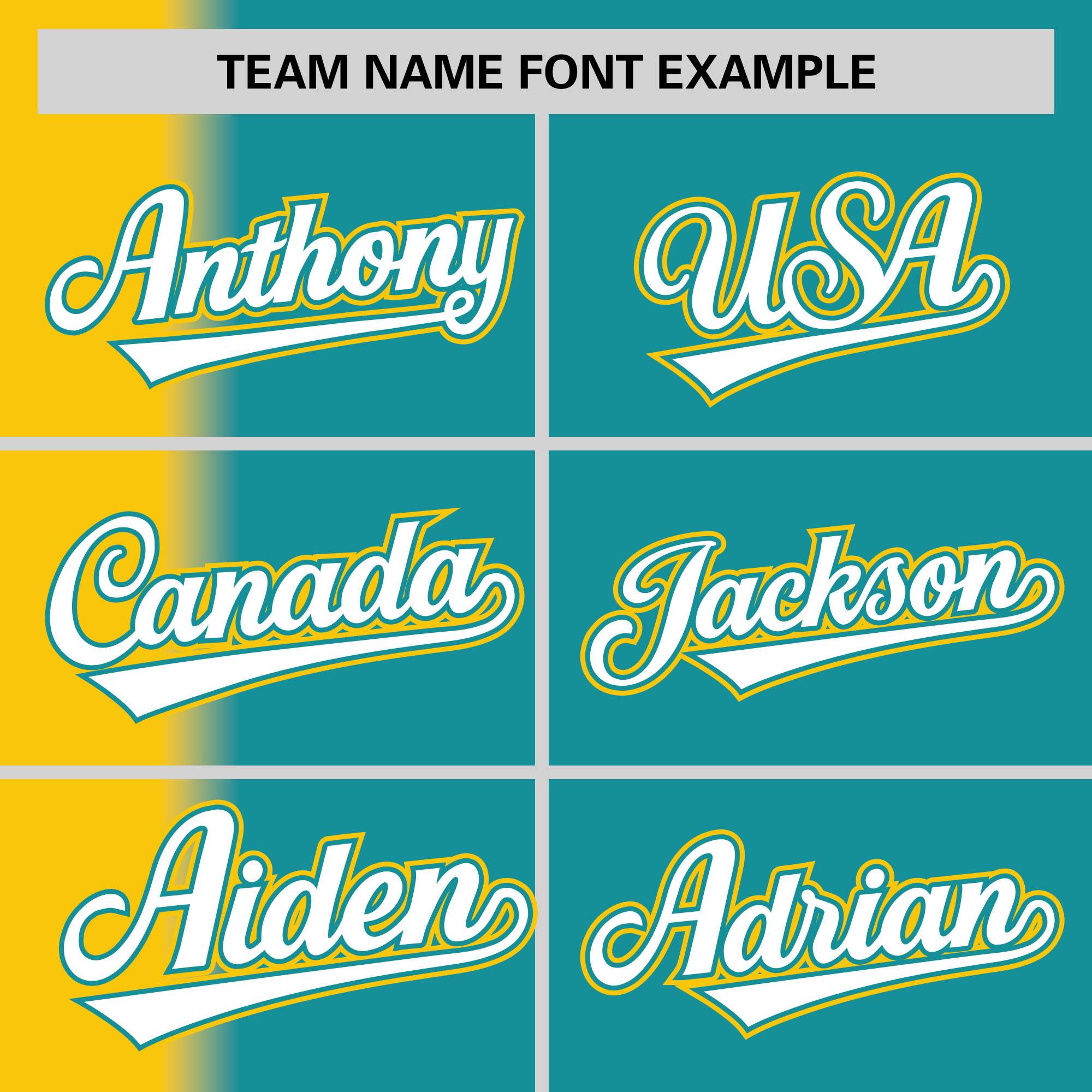 Custom Aqua Gold Pinstripe Personalized Gradient Authentic Baseball Jersey