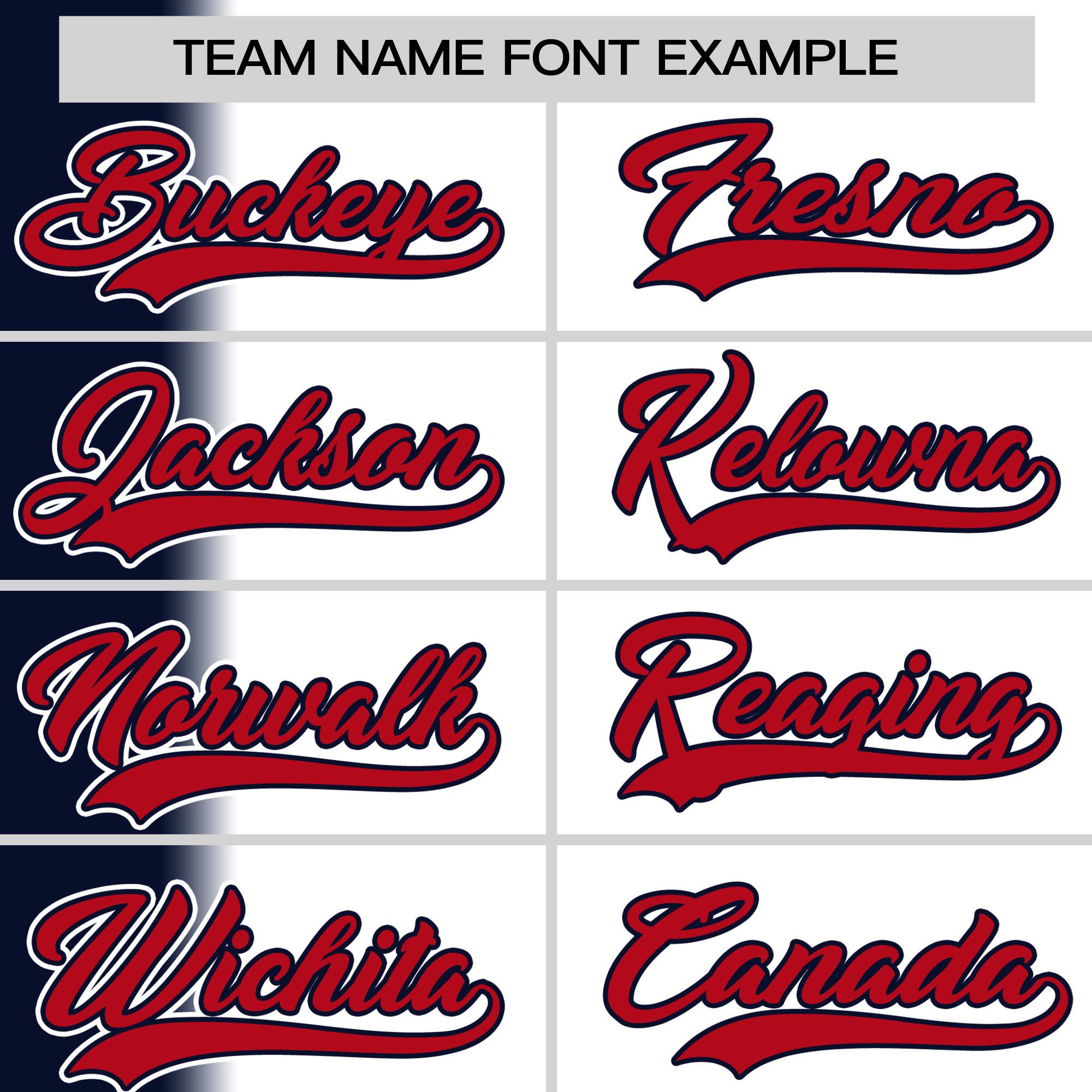 Custom White Navy Pinstripe Personalized Gradient Authentic Baseball Jersey