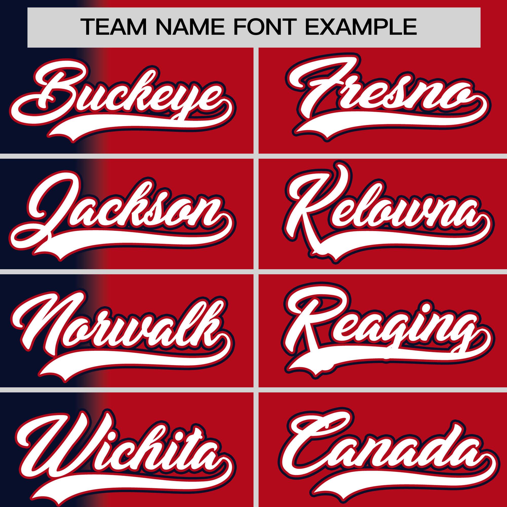 Custom Red Navy Pinstripe Personalized Gradient Authentic Baseball Jersey