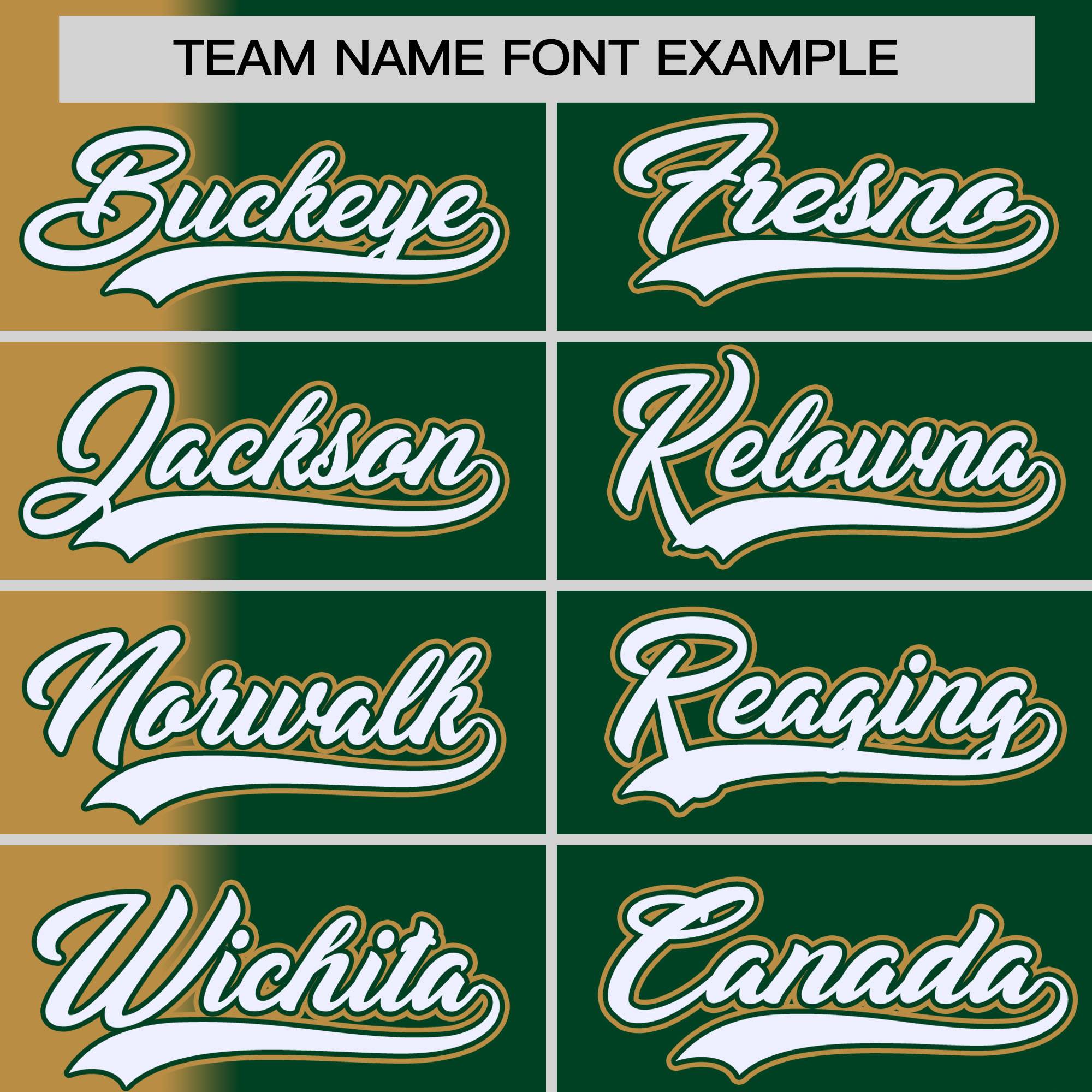 Custom Green Old Gold Pinstripe Personalized Gradient Authentic Baseball Jersey