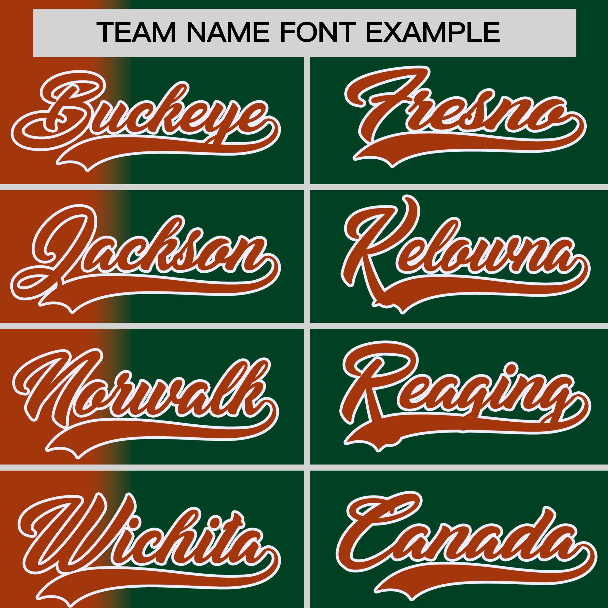 Custom Green Texas Orange Pinstripe Personalized Gradient Authentic Baseball Jersey