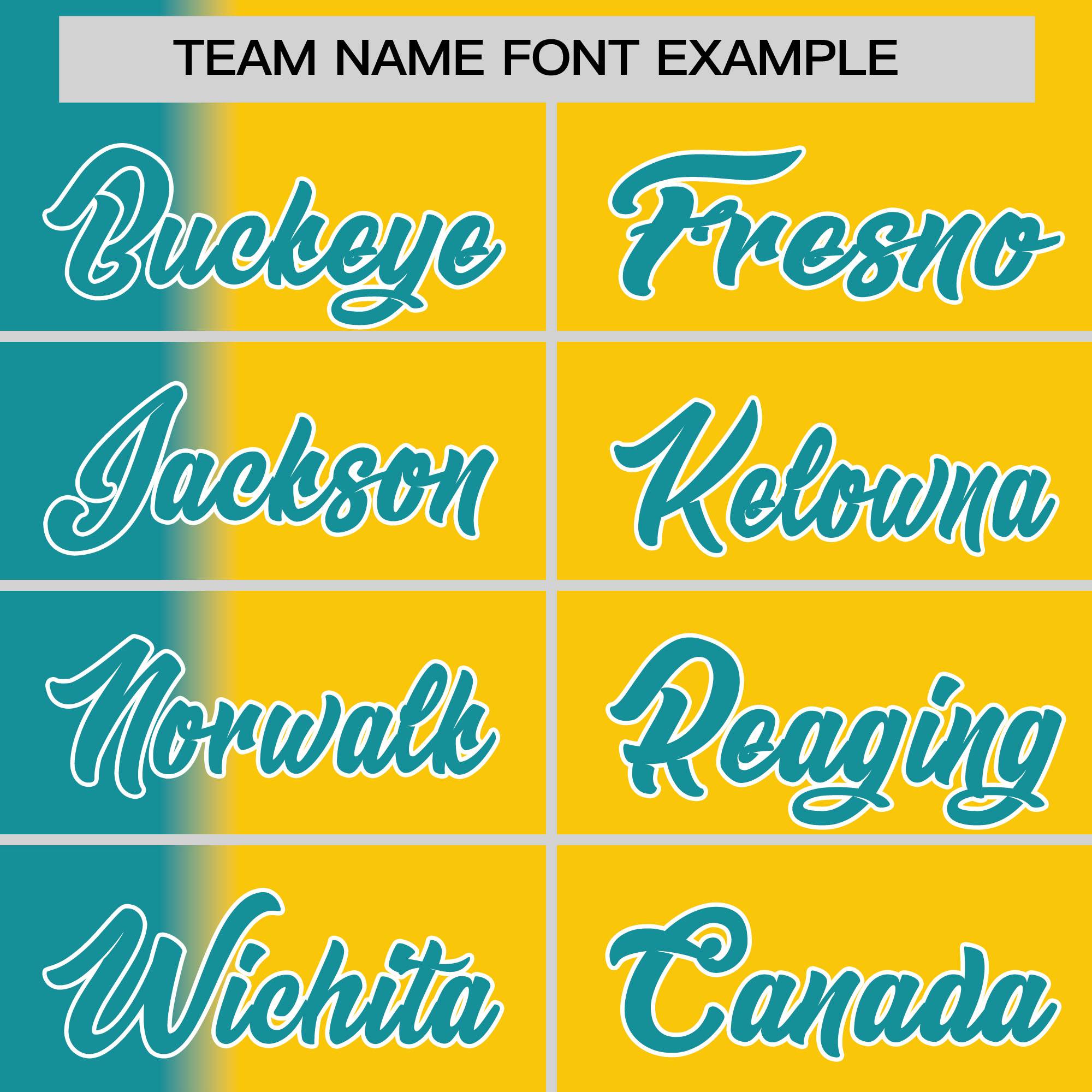 Custom Gold Aqua Pinstripe Personalized Gradient Authentic Baseball Jersey