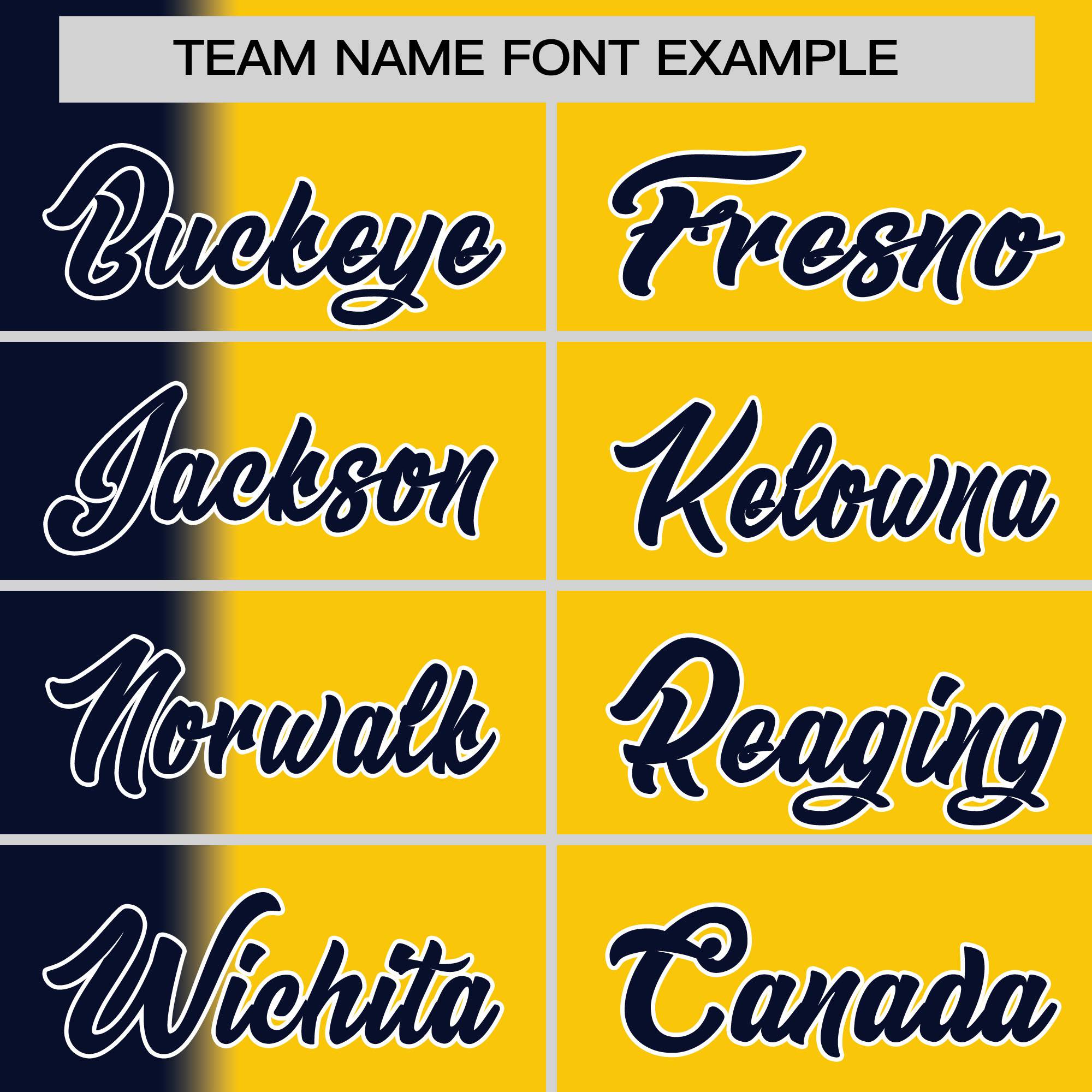 Custom Gold Navy Pinstripe Personalized Gradient Authentic Baseball Jersey